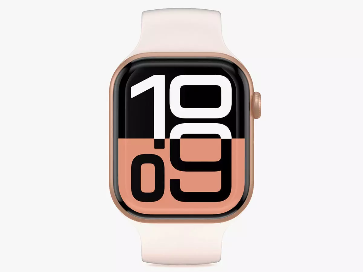 Apple Watch Series 10 Aluminum Rose Gold 3D model_0