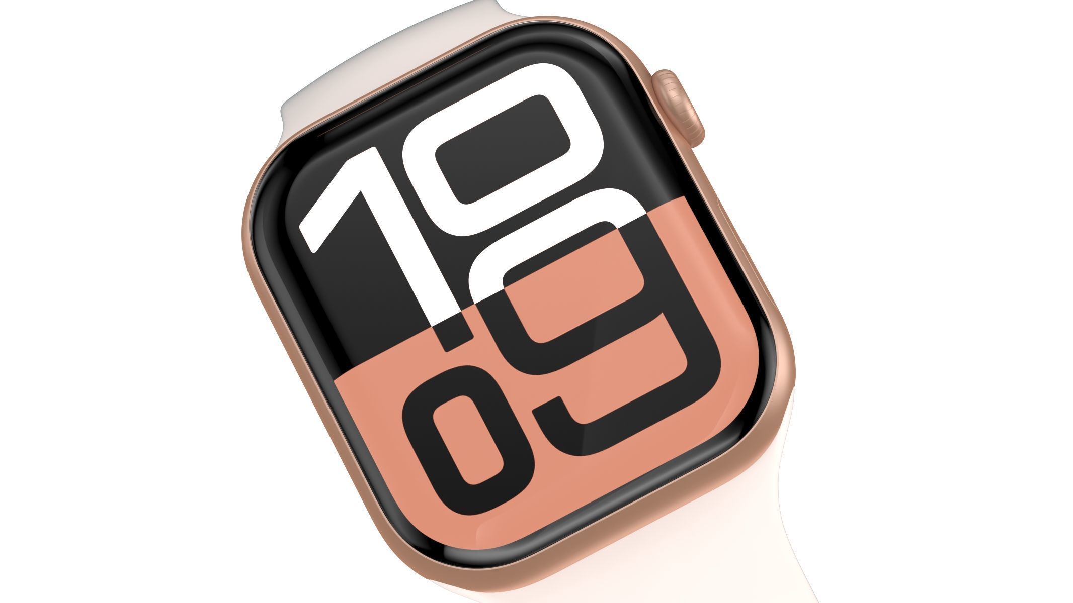 Apple Watch Series 10 Aluminum Rose Gold 3D model_4