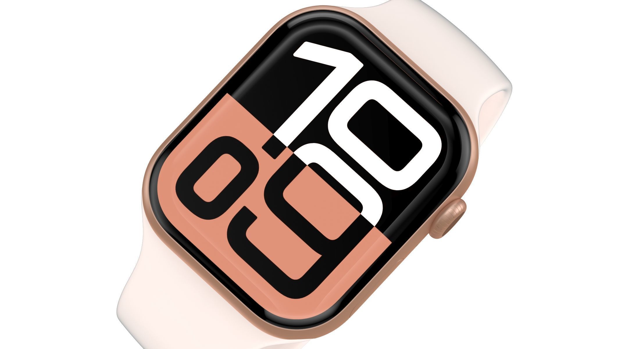 Apple Watch Series 10 Aluminum Rose Gold 3D model_9