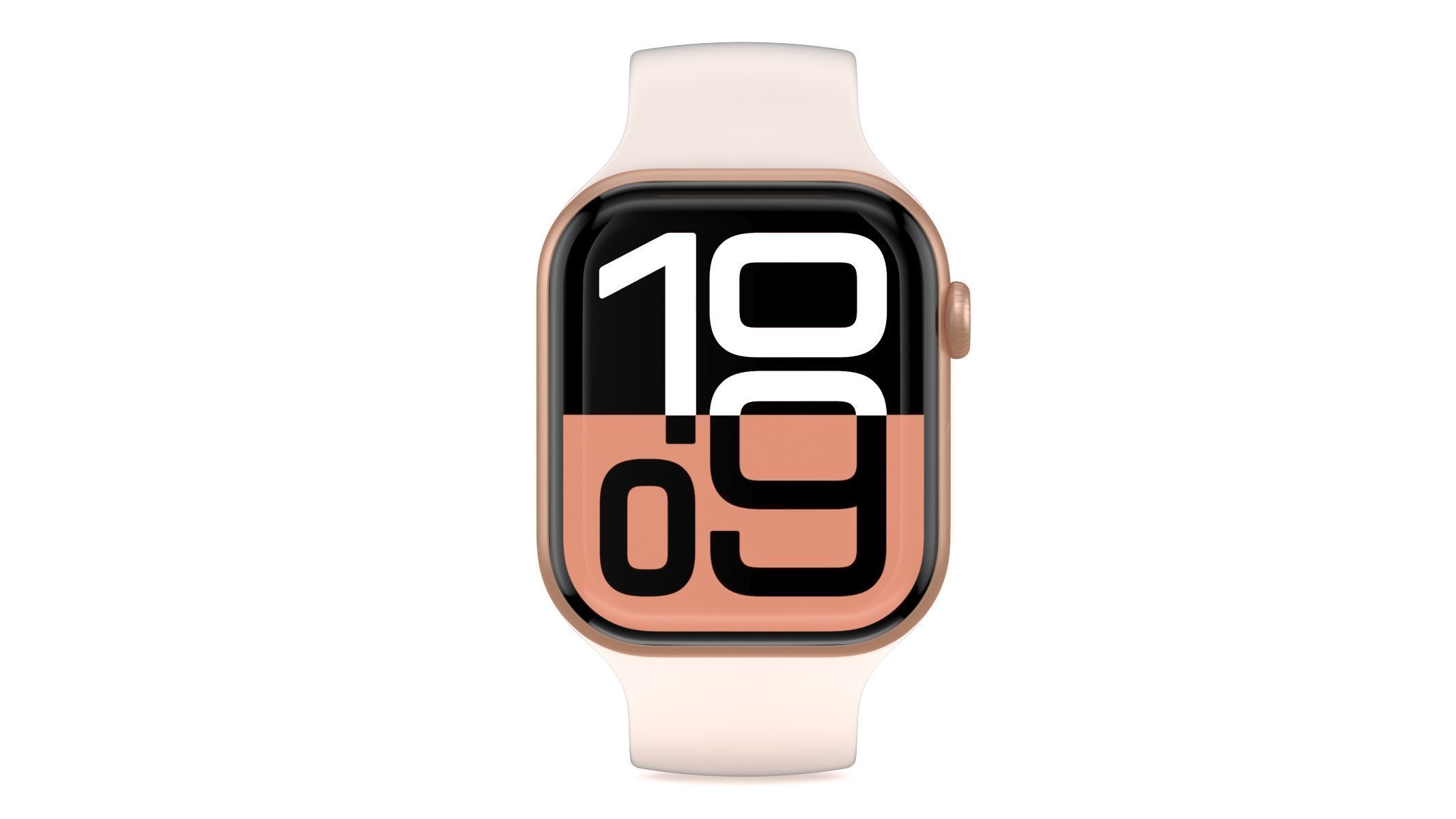 Apple Watch Series 10 Aluminum Rose Gold 3D model_1