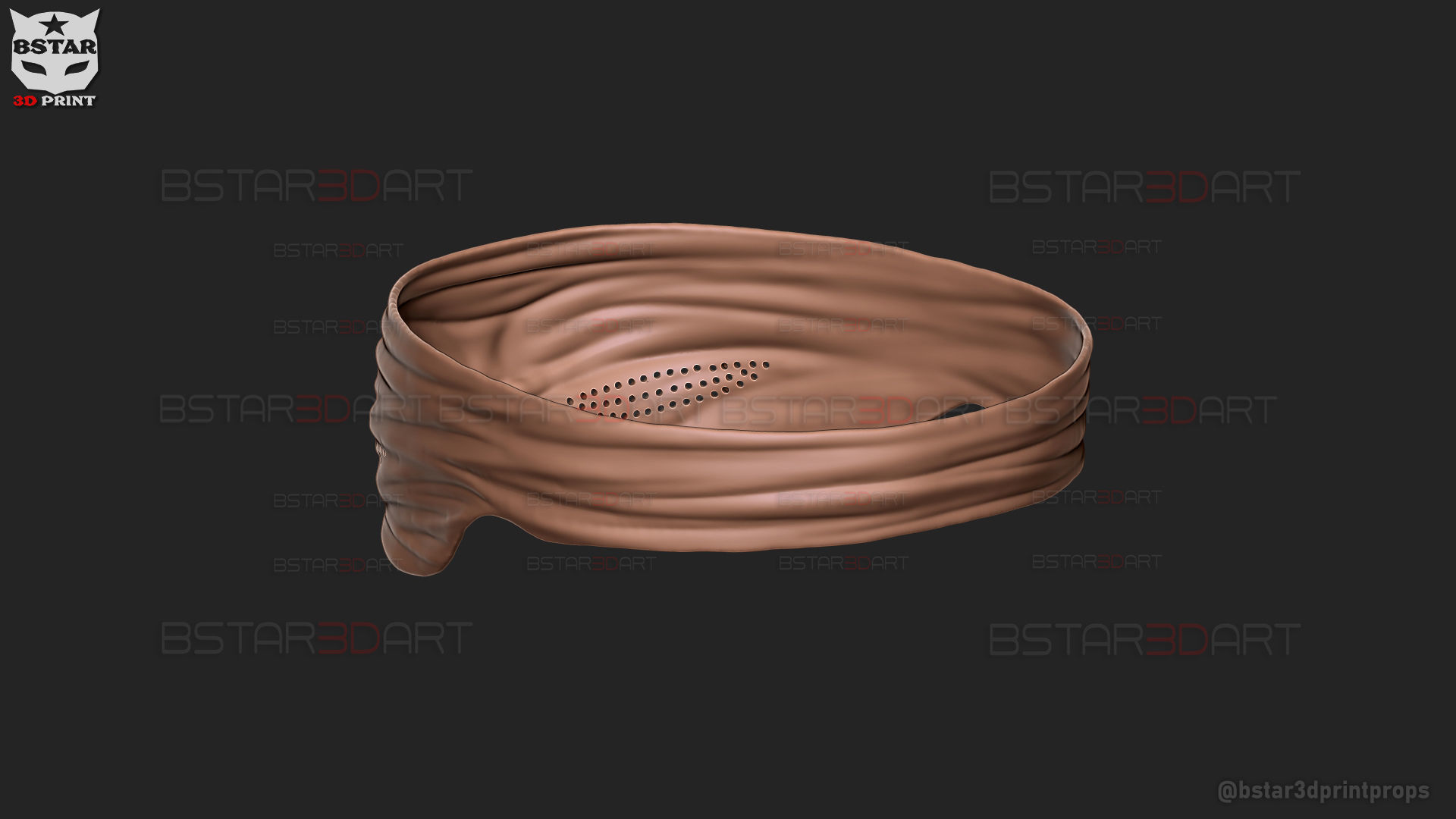 Gojo Saturo Eye Mask - jujutsu Kaisen Cosplay 3D print model_20