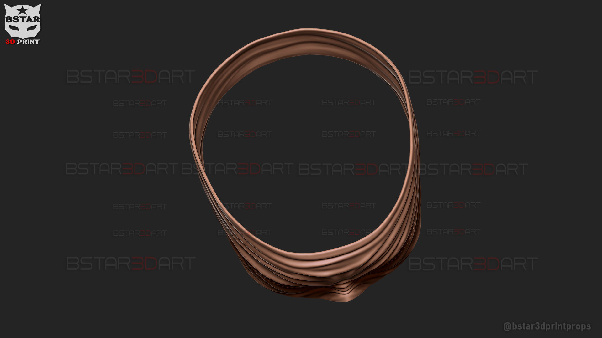 Gojo Saturo Eye Mask - jujutsu Kaisen Cosplay 3D print model_23