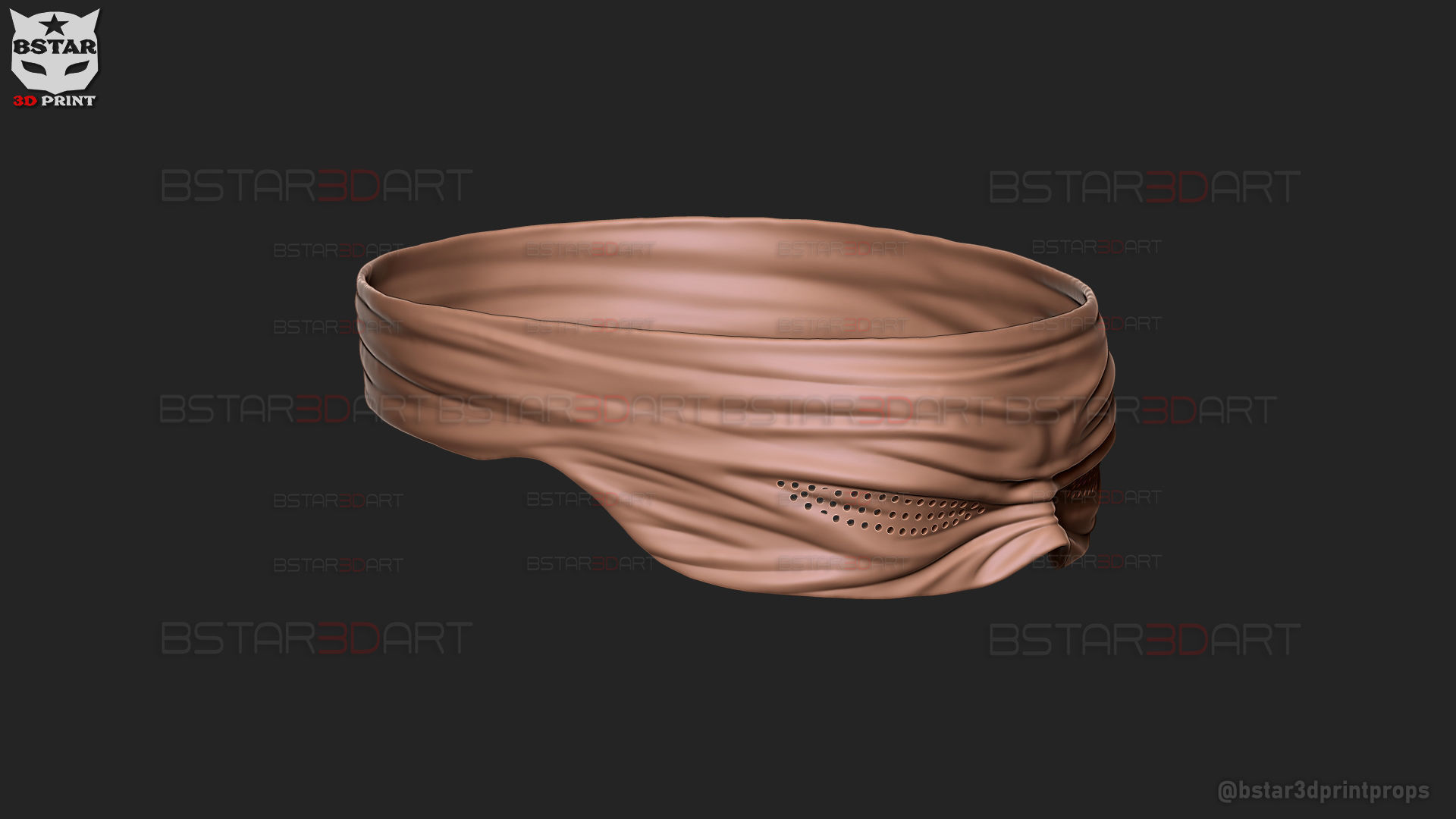 Gojo Saturo Eye Mask - jujutsu Kaisen Cosplay 3D print model_22