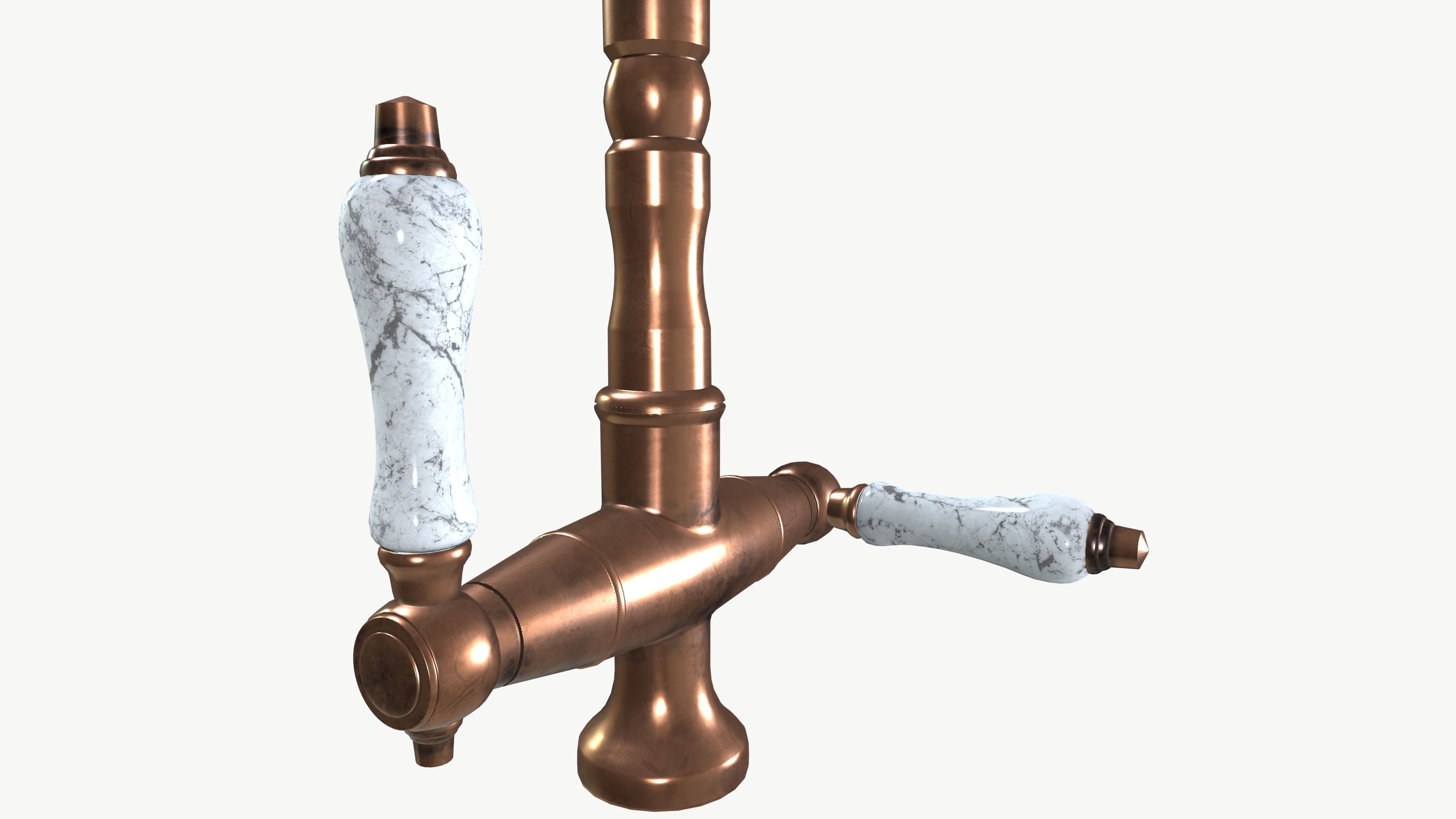 Vintage Faucet 3D model_7