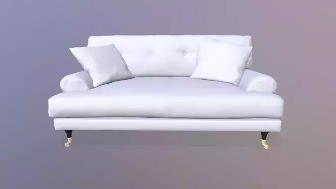 Sofa 3D Model Low-poly 3D model Sofa 3D Model Low-poly 3D model