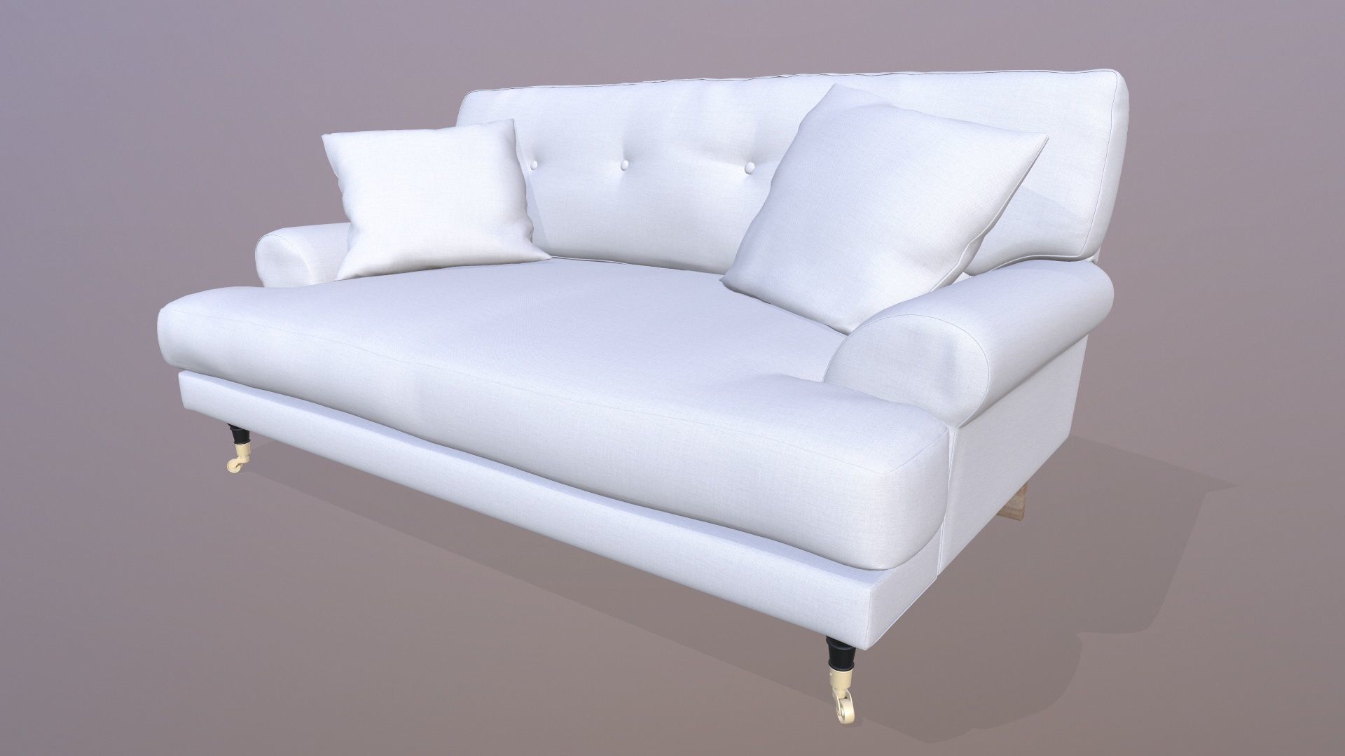 Sofa 3D Model Low-poly 3D model_4