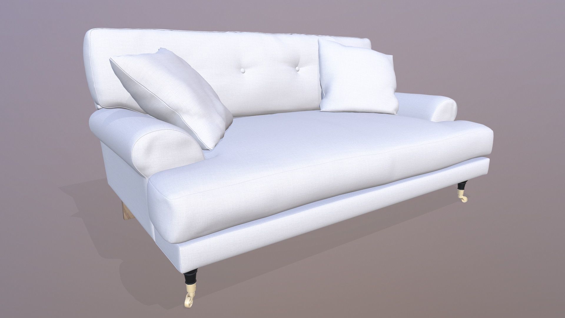 Sofa 3D Model Low-poly 3D model_3