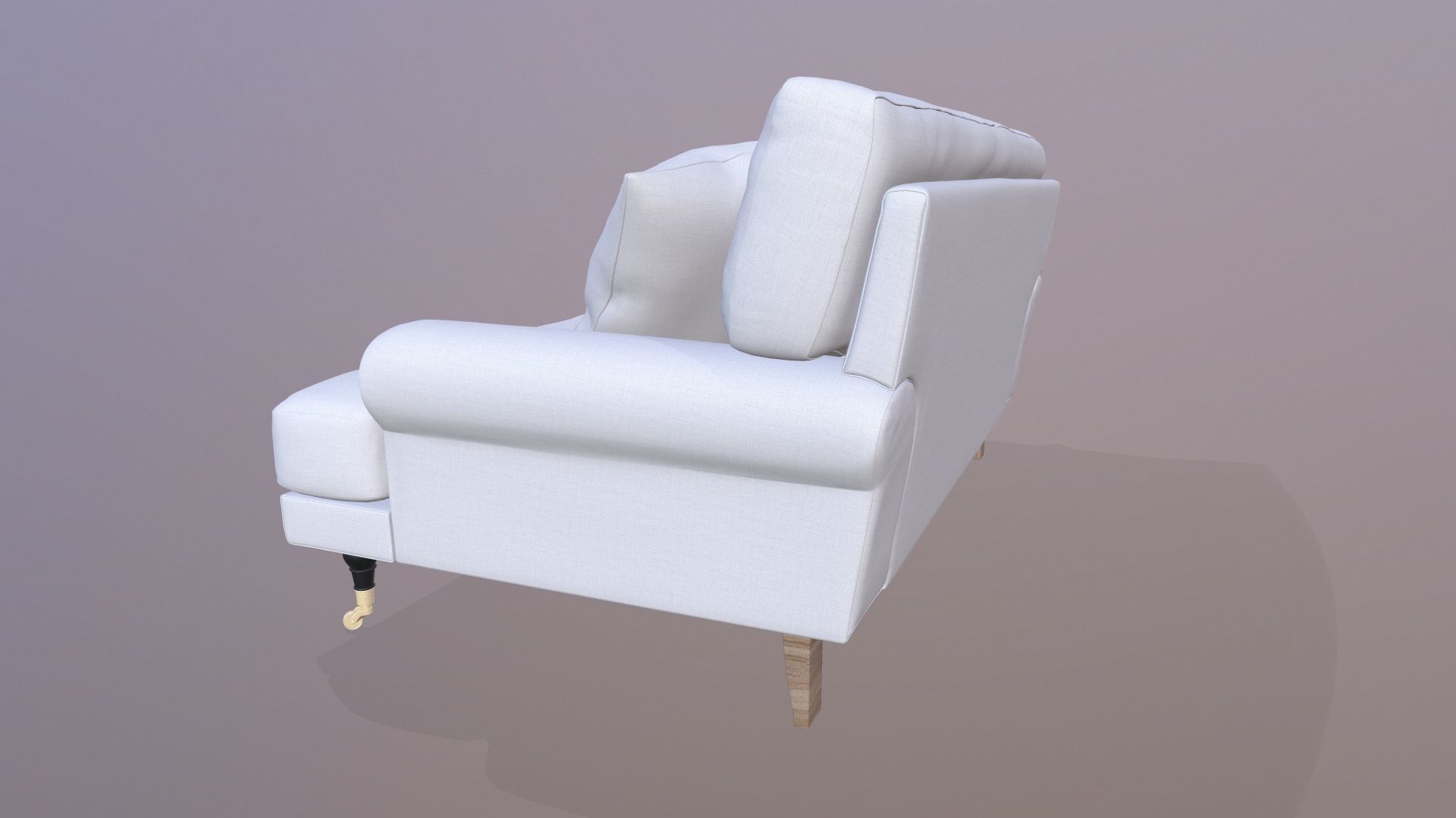 Sofa 3D Model Low-poly 3D model_5