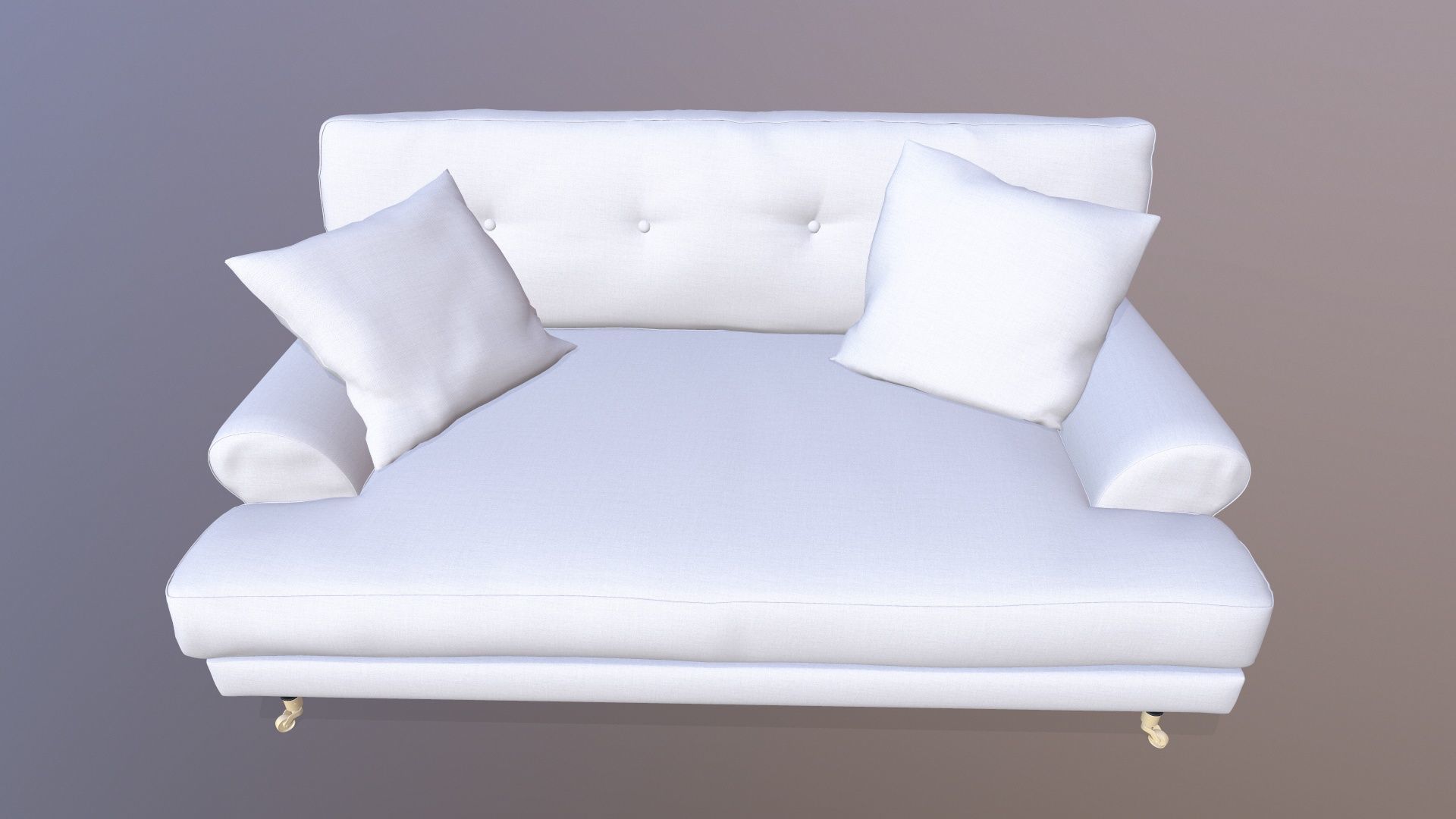 Sofa 3D Model Low-poly 3D model_2