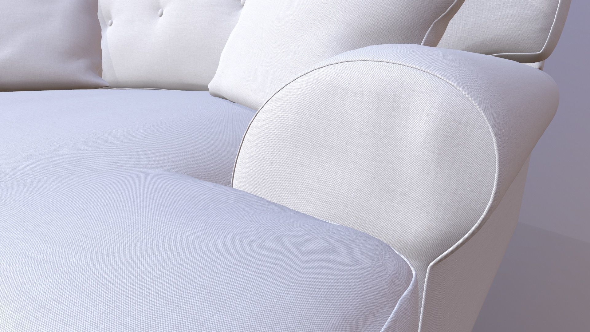 Sofa 3D Model Low-poly 3D model_7