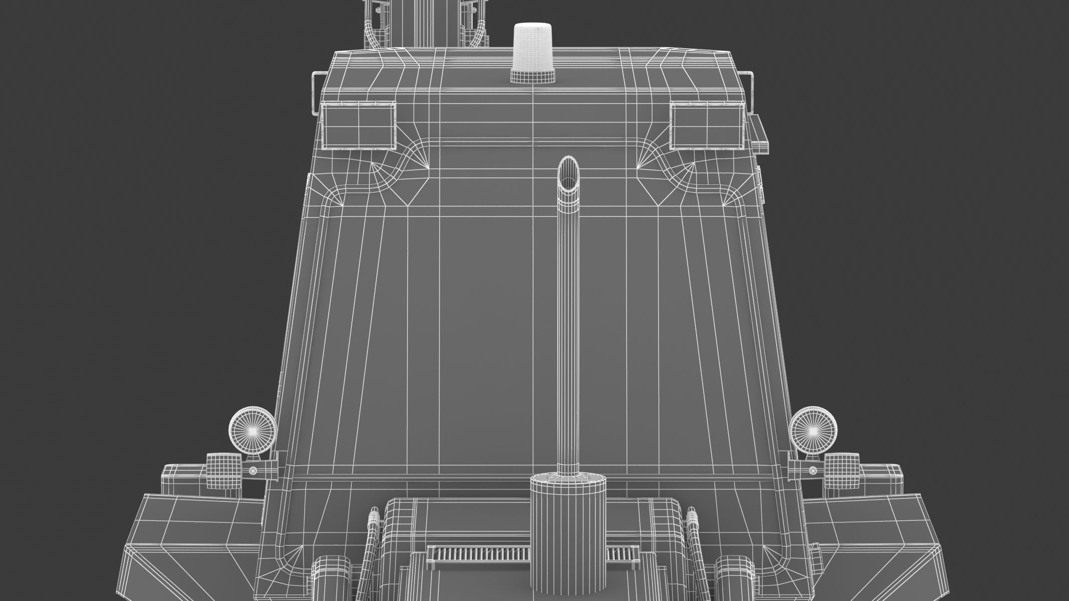 Case 580 G 4X4 Backhoe Loader 3D model_27