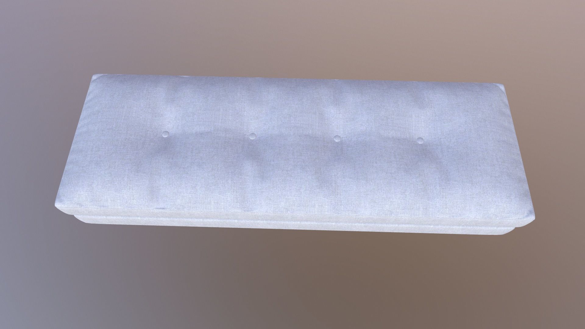 Bench Couch Low-poly 3D model_7