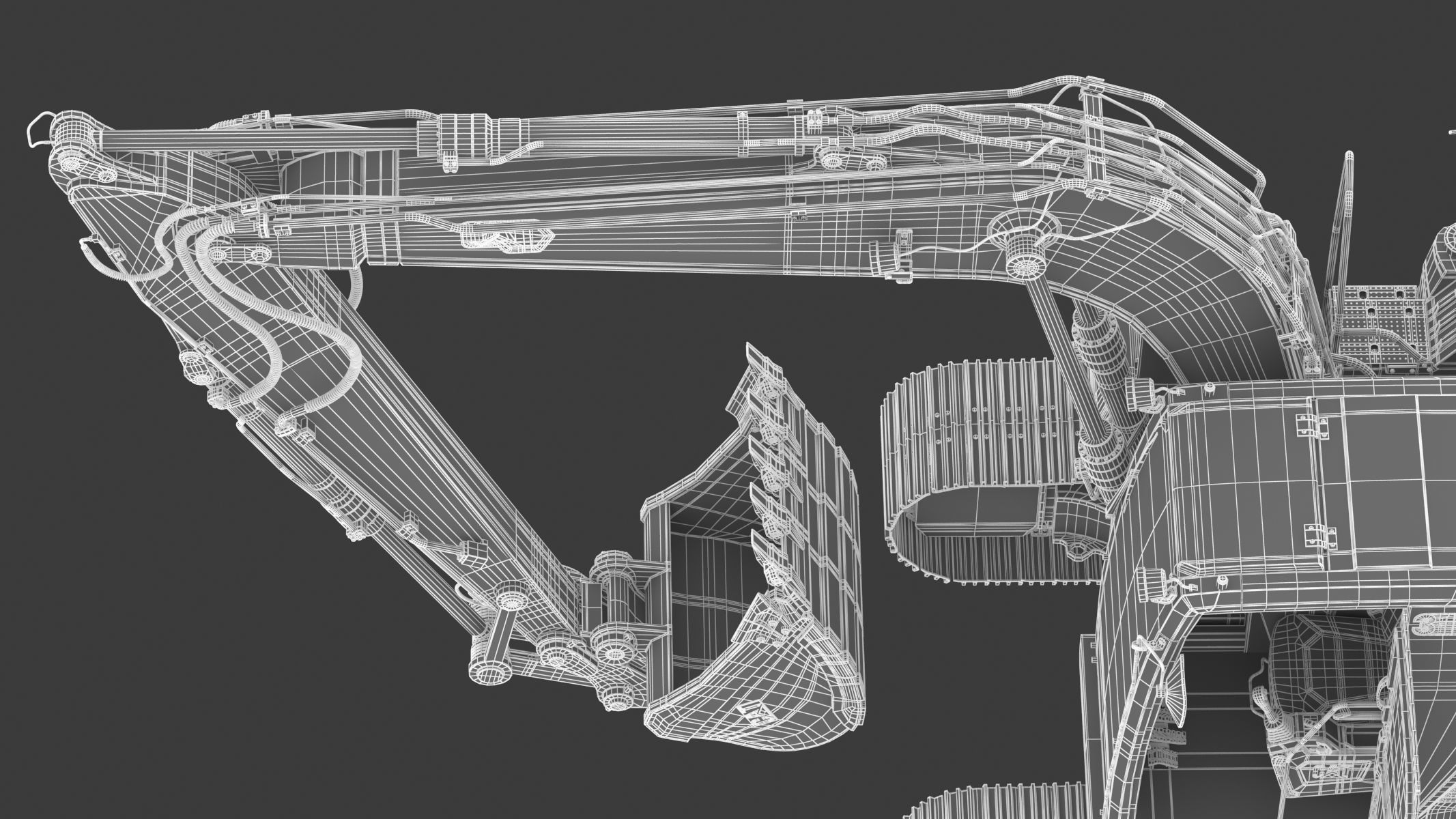 CAT 313GC Excavator 3D model_41