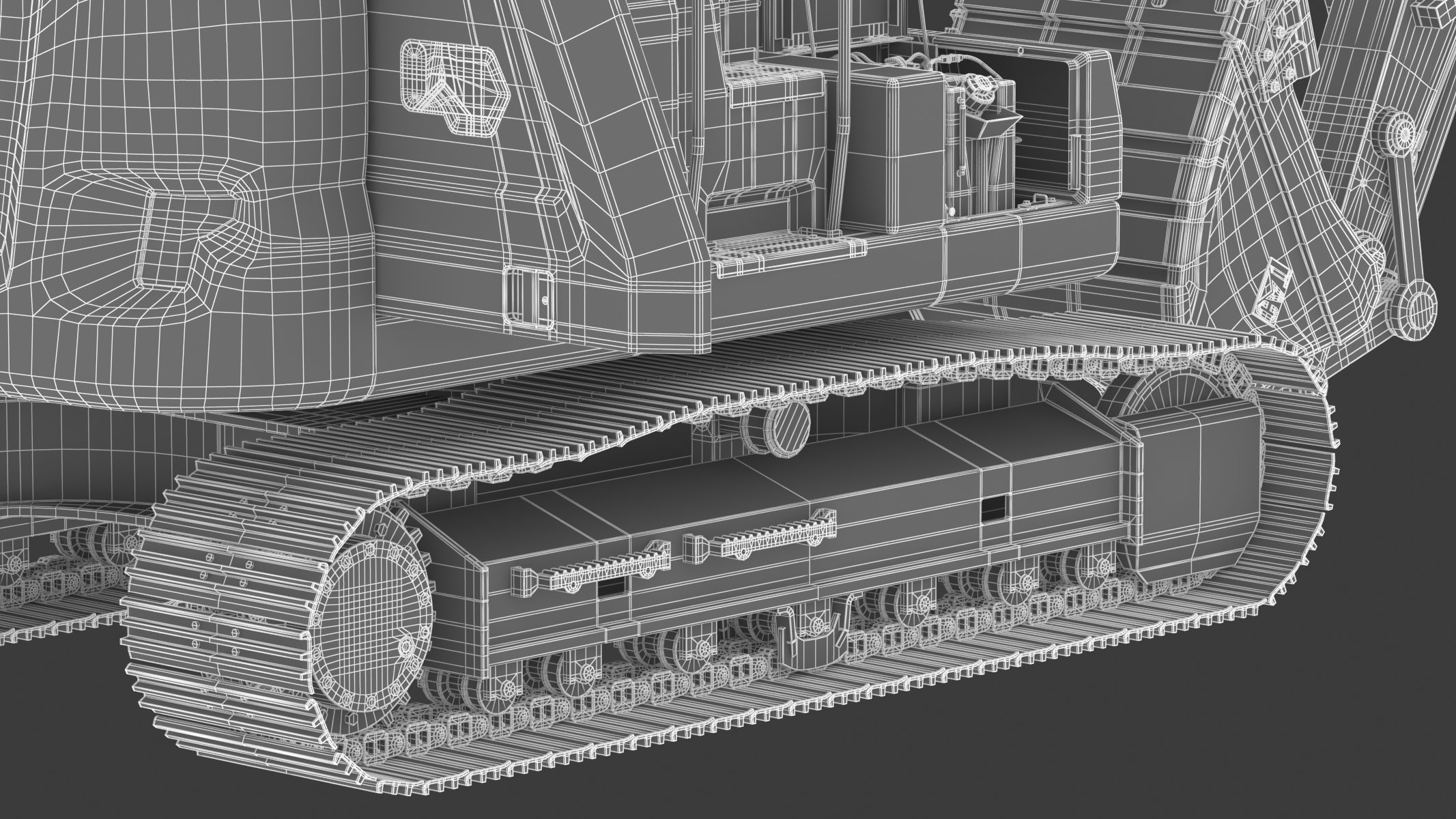 CAT 313GC Excavator 3D model_38