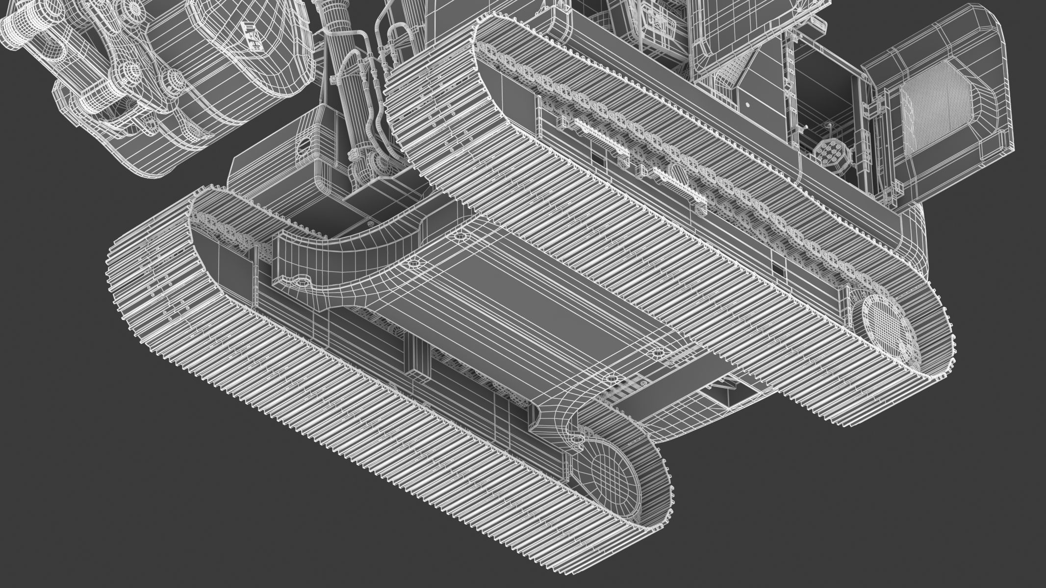 CAT 313GC Excavator 3D model_42