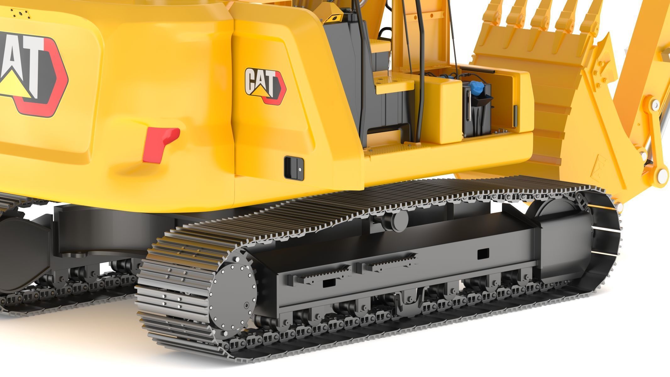 CAT 313GC Excavator 3D model_16