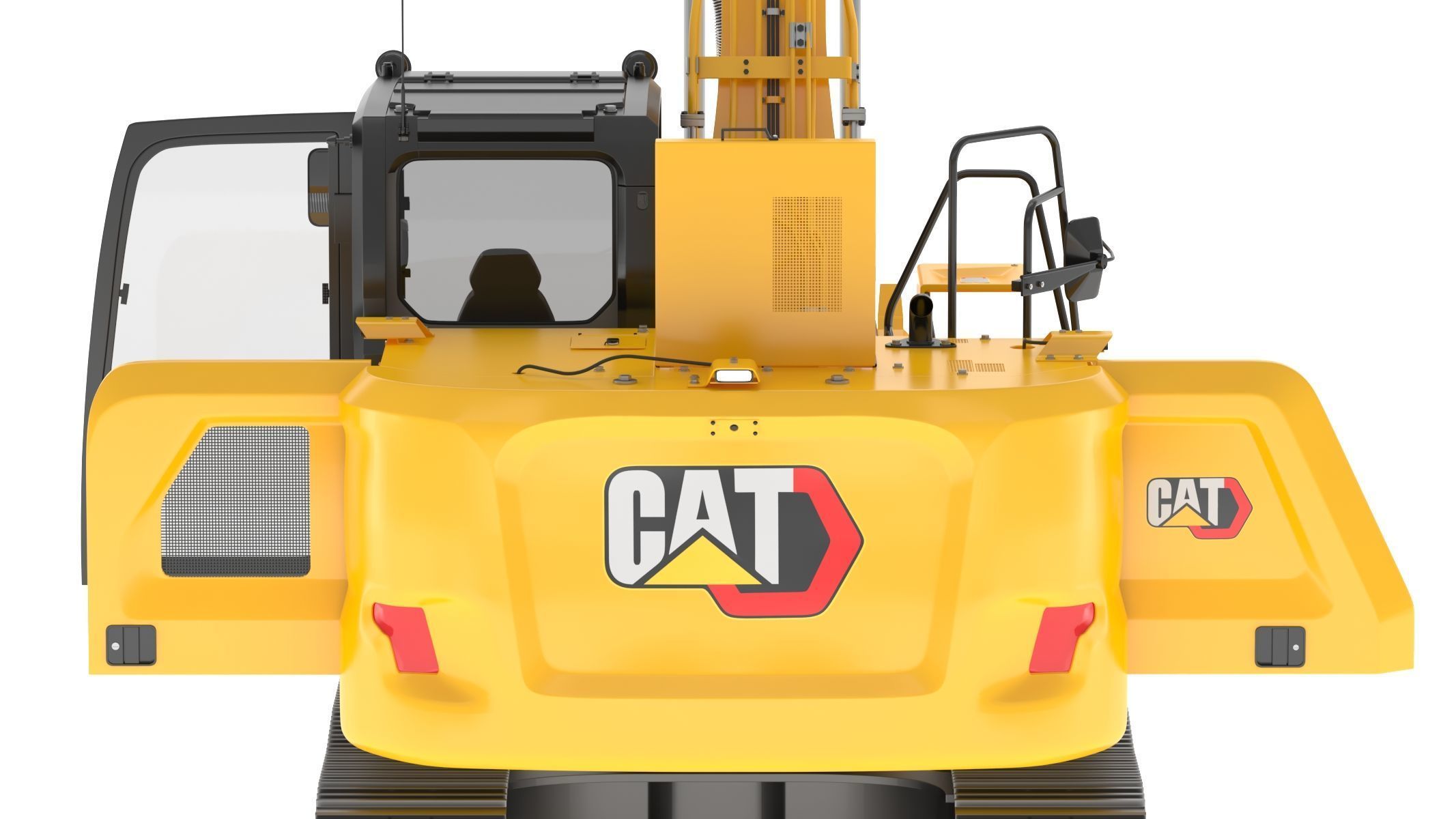 CAT 313GC Excavator 3D model_17