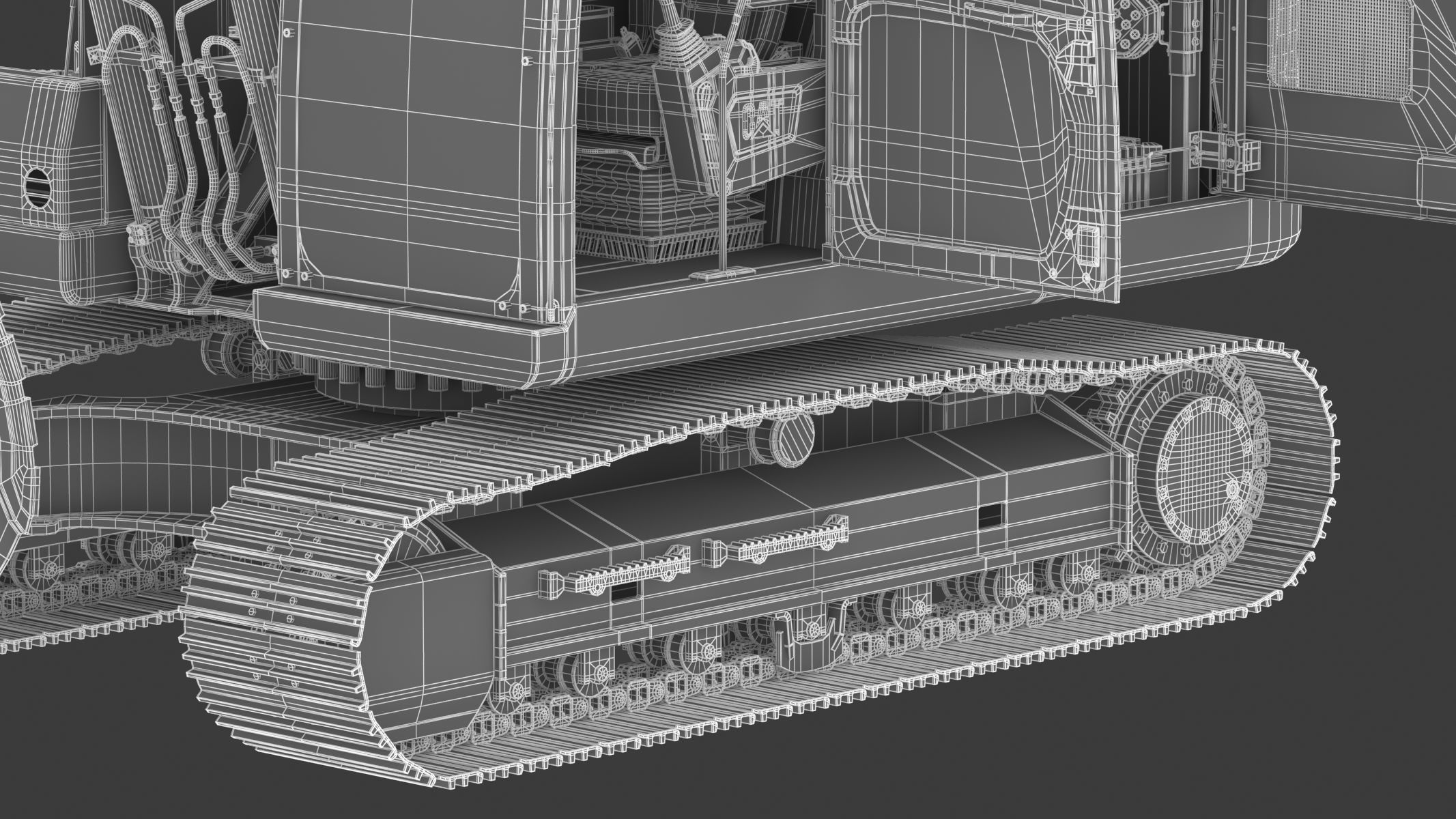 CAT 313GC Excavator 3D model_34