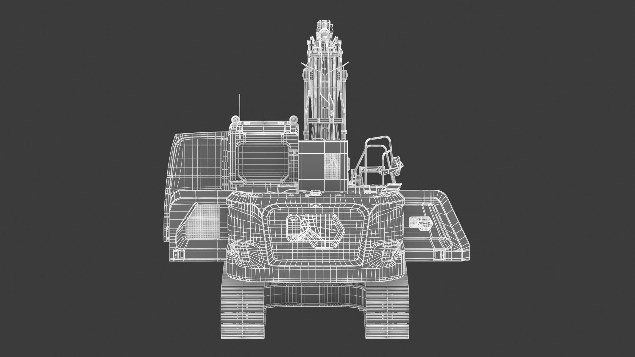 CAT 313GC Excavator 3D model_29