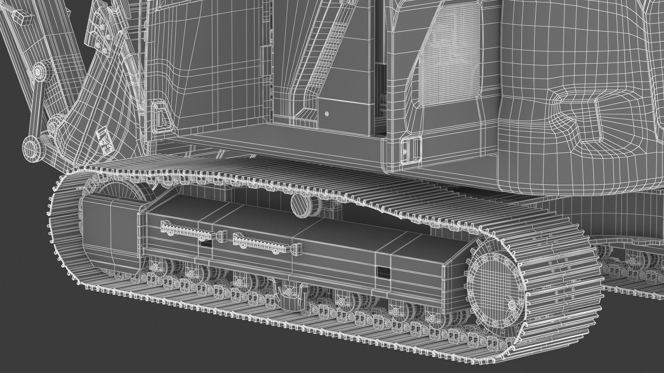 CAT 313GC Excavator 3D model_40