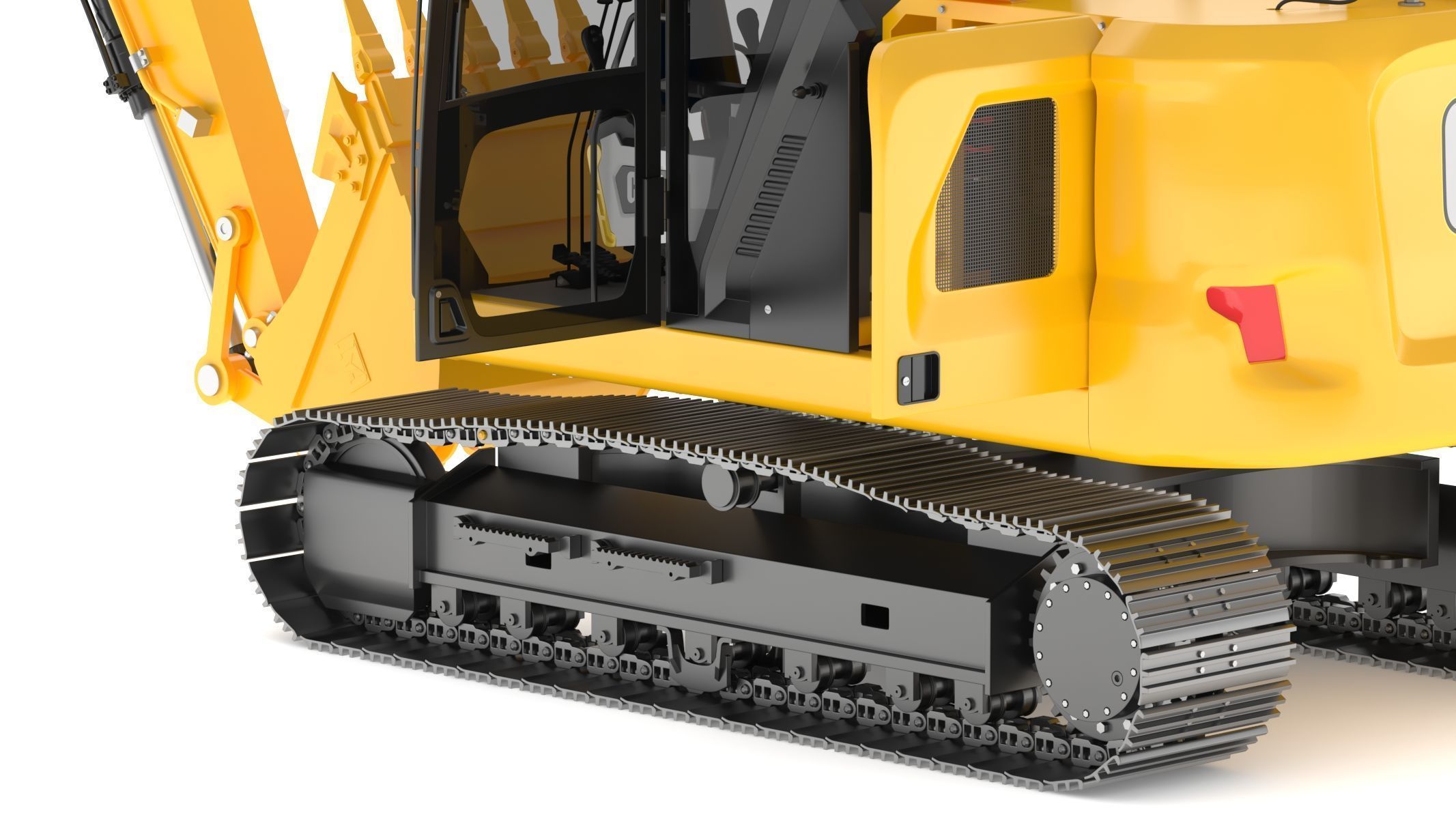 CAT 313GC Excavator 3D model_18