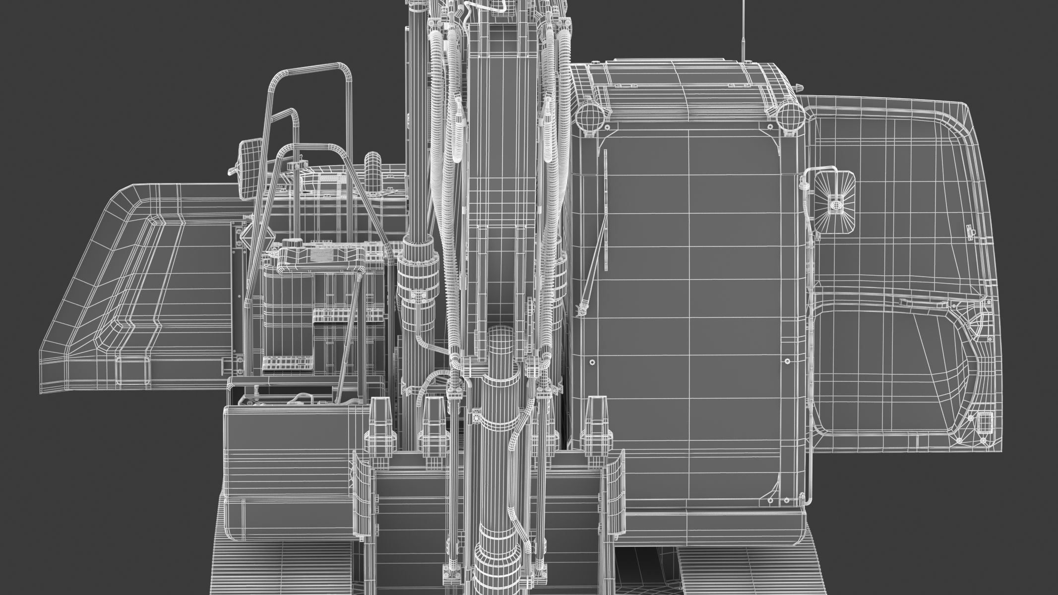 CAT 313GC Excavator 3D model_35