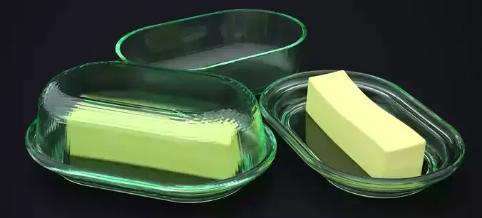 BUTTER GLASS HOLDER 2024 3D model