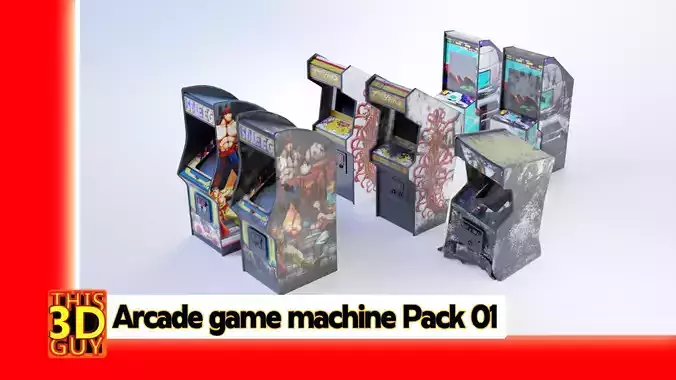 Video Game Machines Pack01