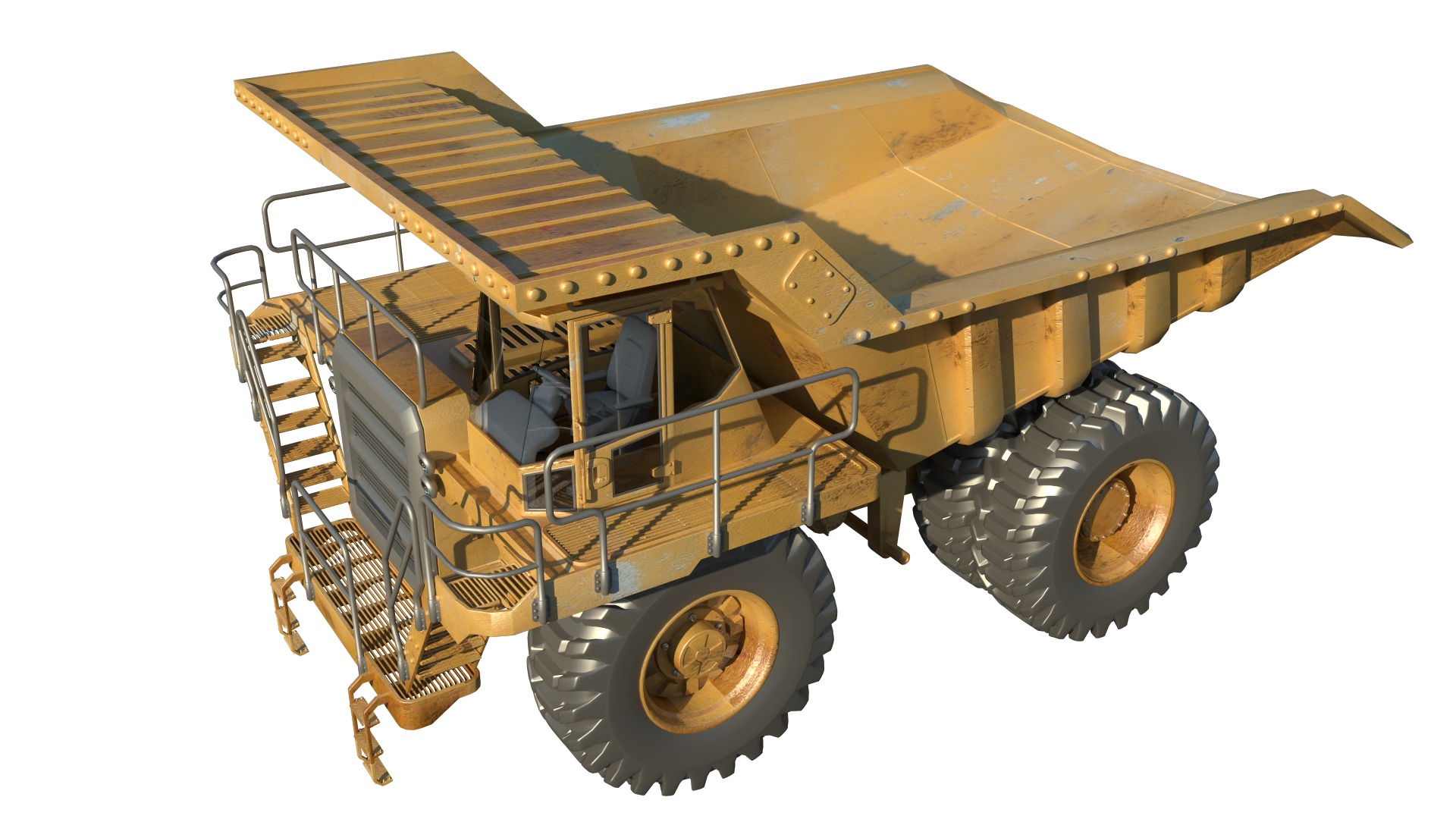 Highway Truck 3D model_2