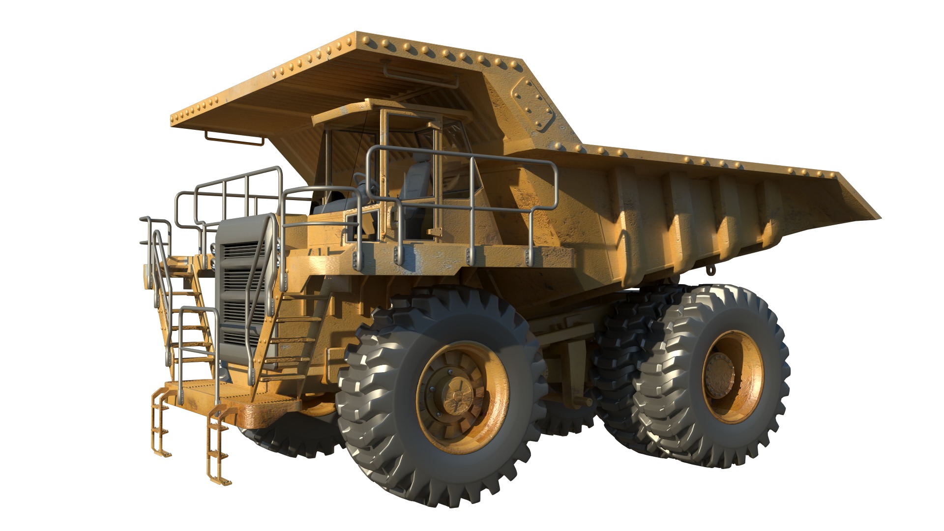 Highway Truck 3D model_1