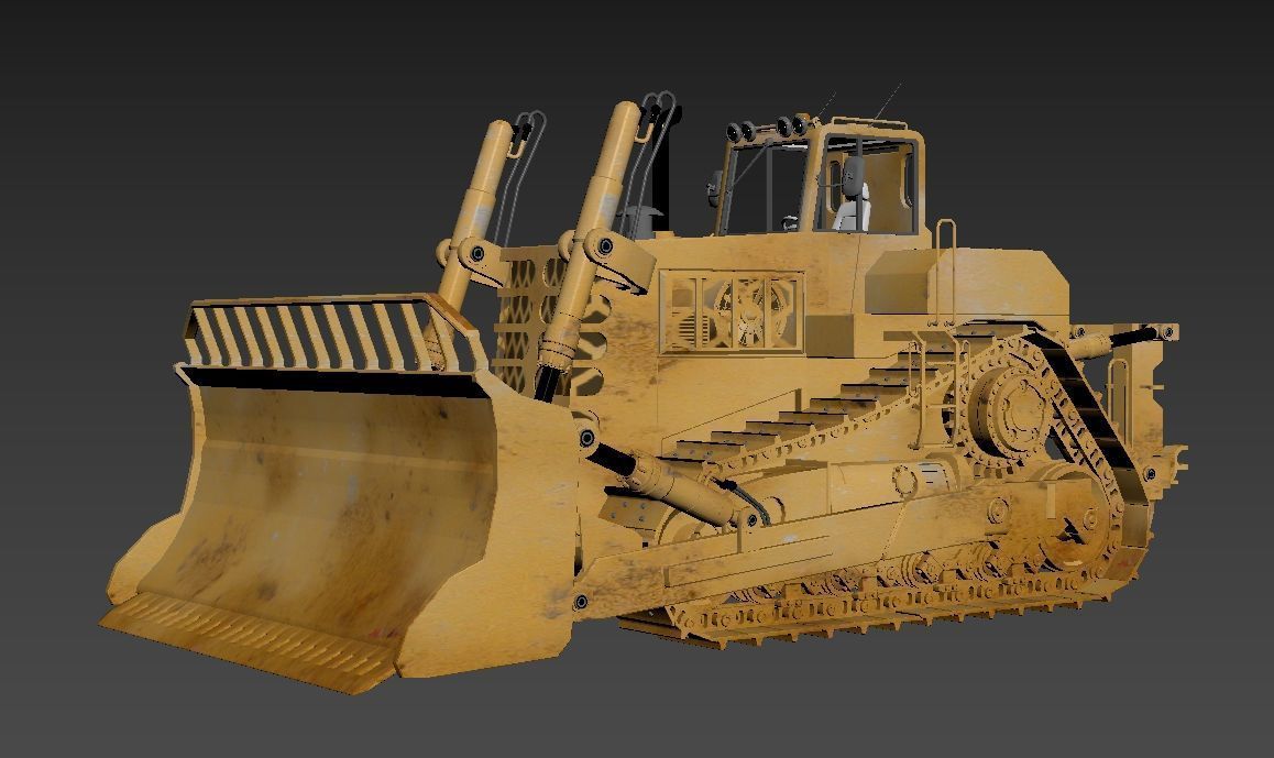 BULLDOZER  3D model_8