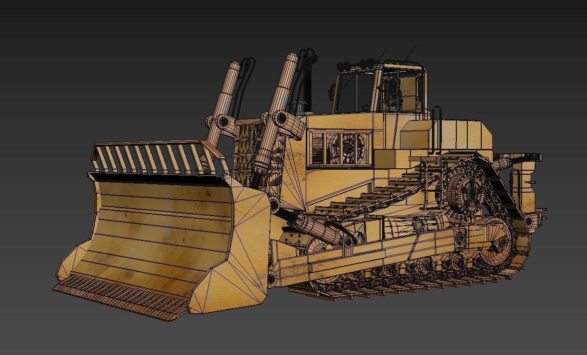 BULLDOZER  3D model_7