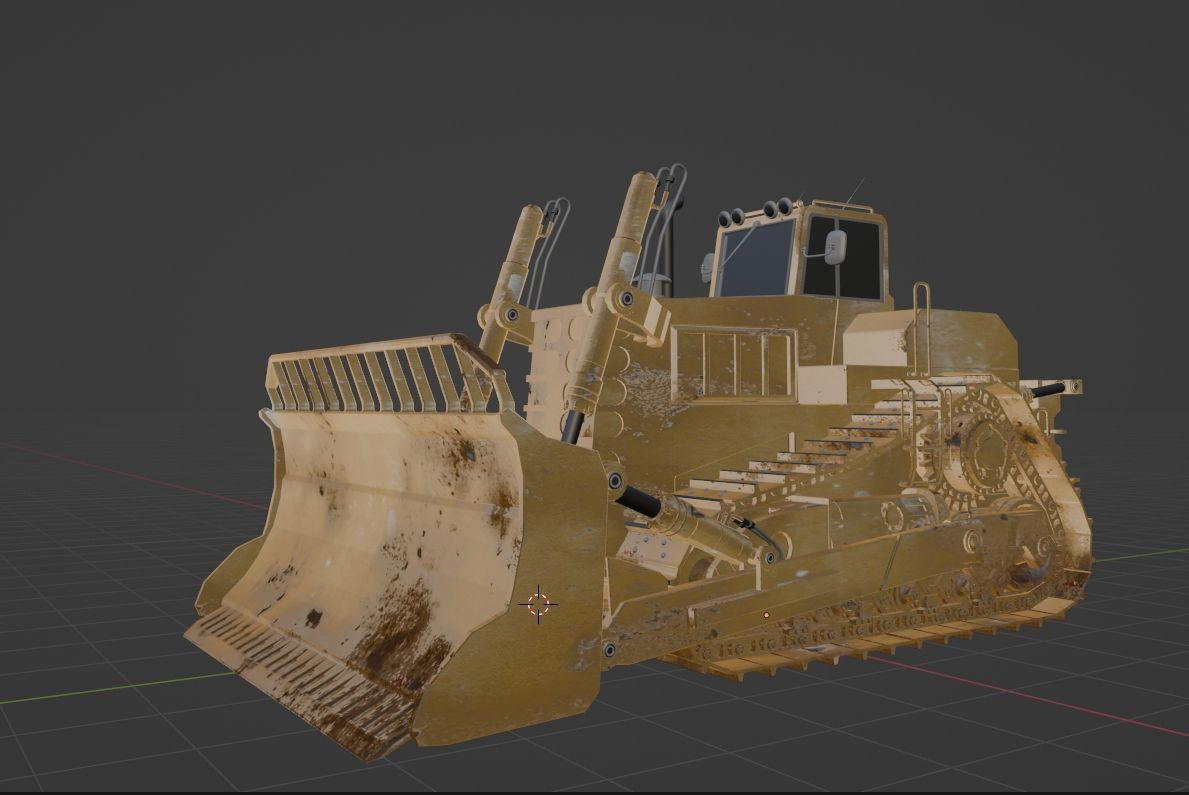 BULLDOZER  3D model_12