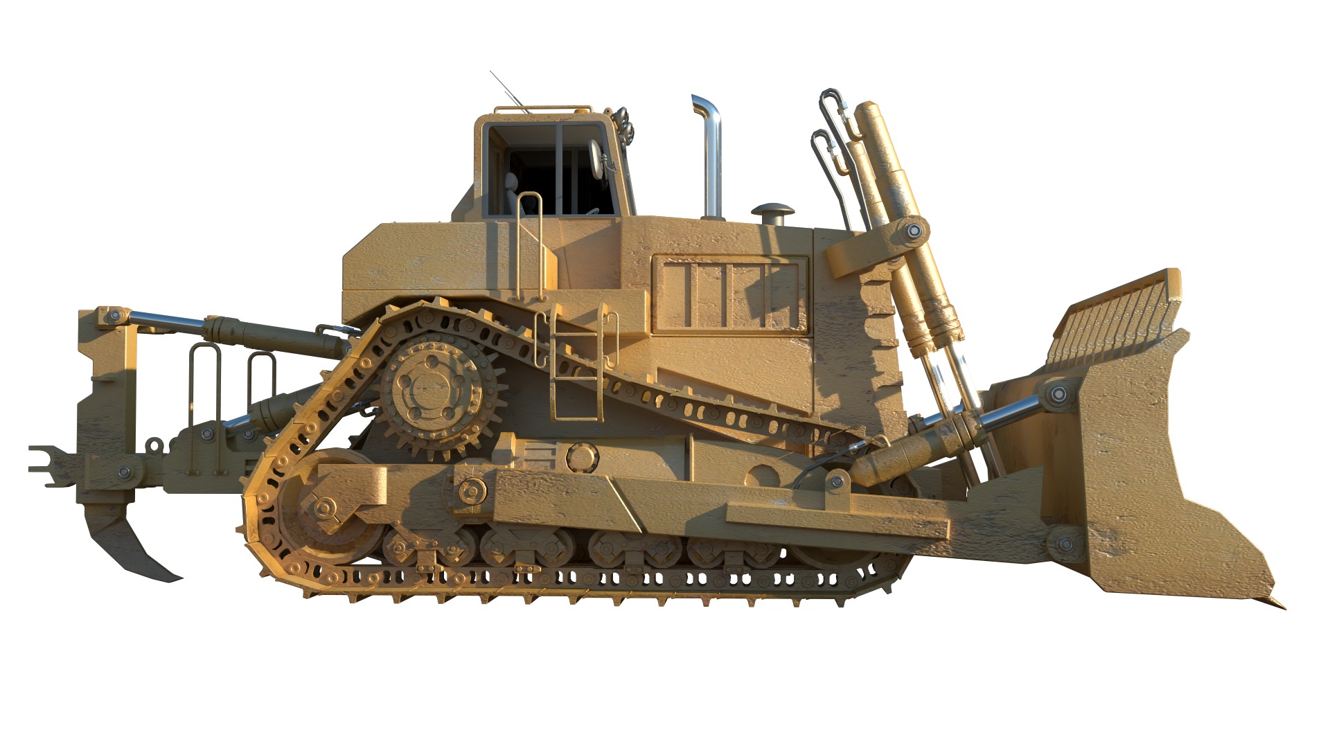 BULLDOZER  3D model_4