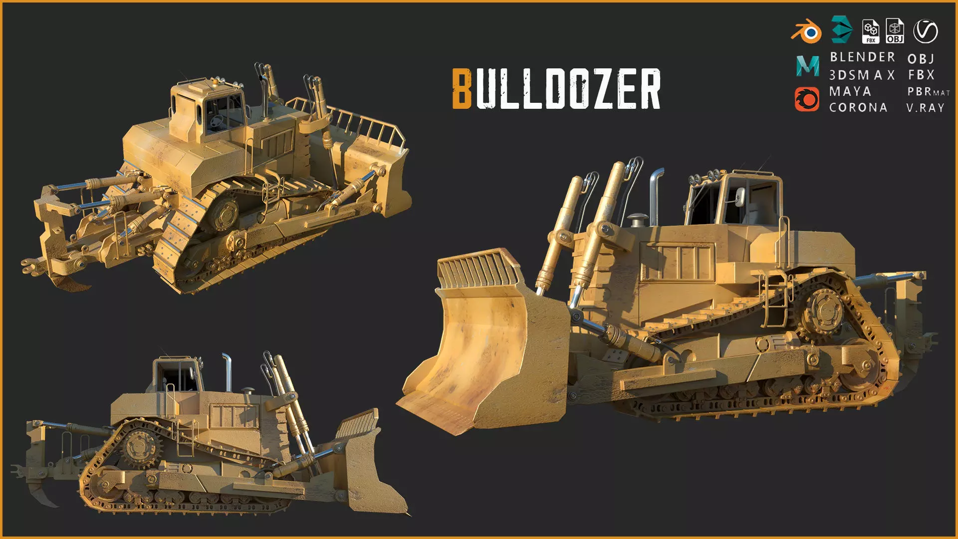 BULLDOZER  3D model_0