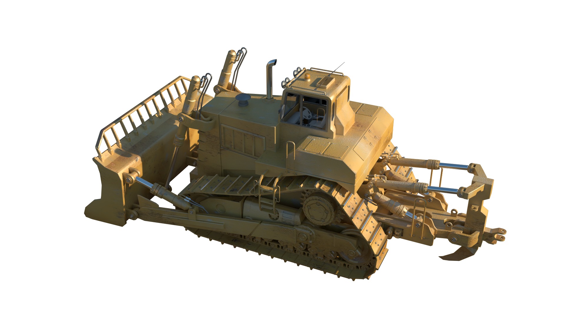 BULLDOZER  3D model_6