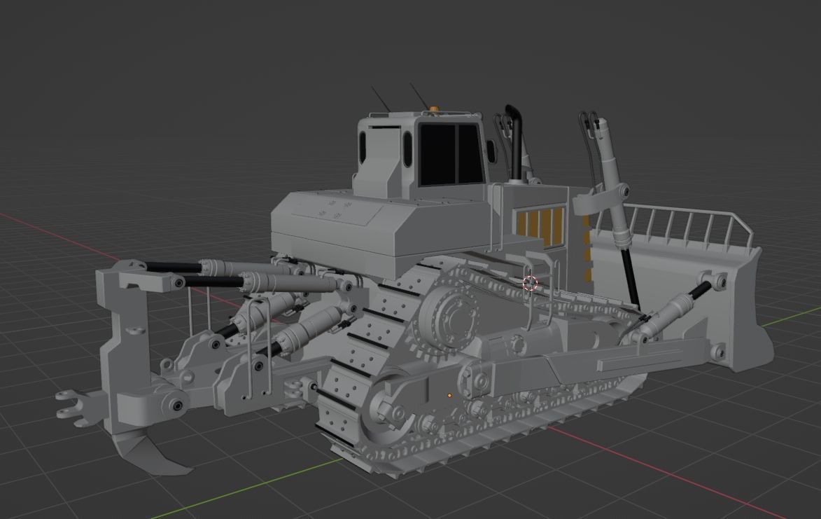 BULLDOZER  3D model_13