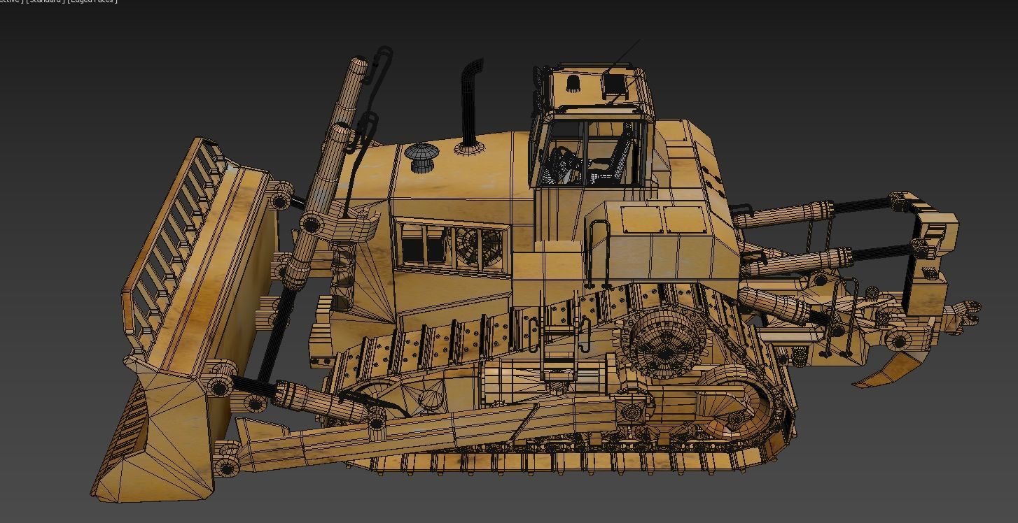 BULLDOZER  3D model_11