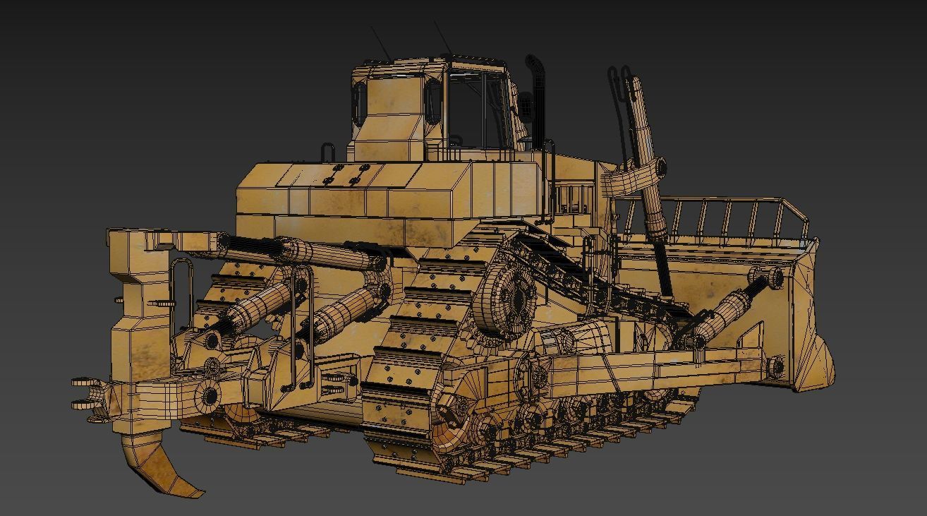 BULLDOZER  3D model_10