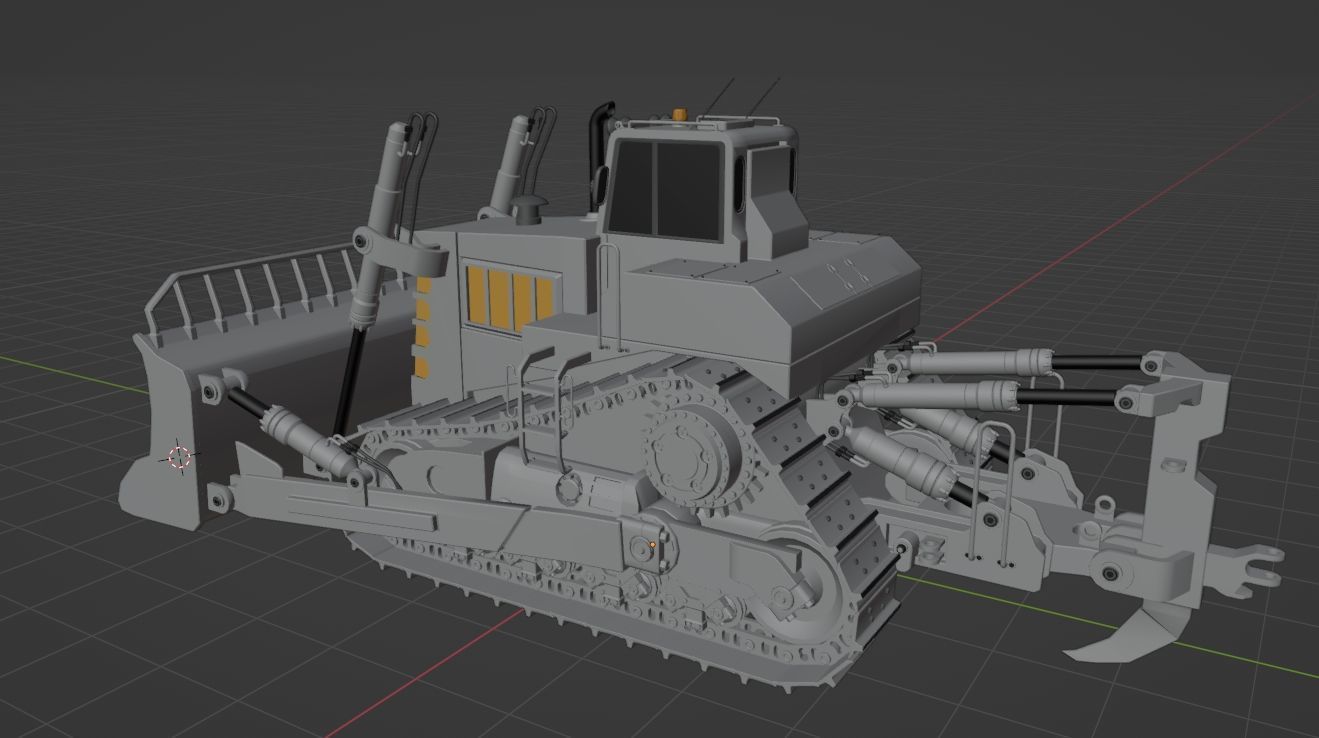 BULLDOZER  3D model_14