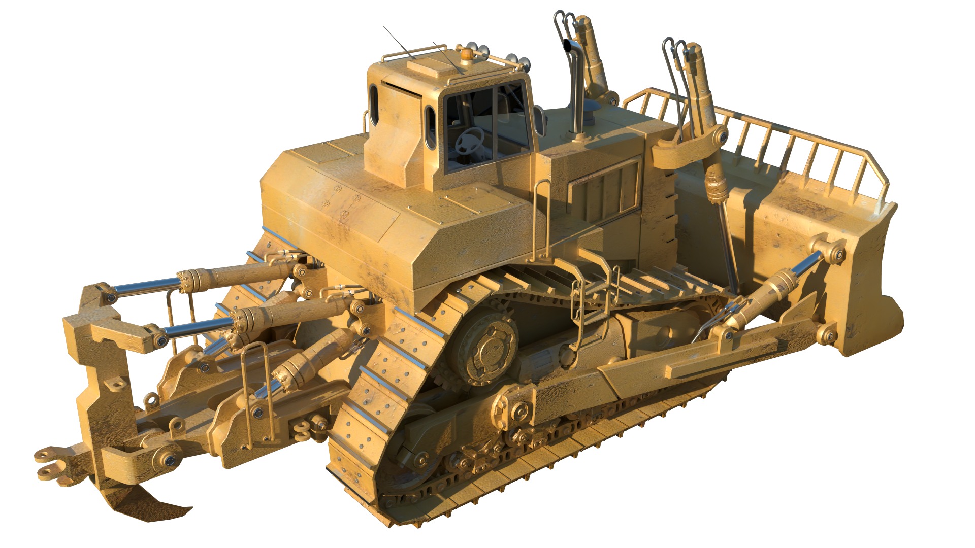 BULLDOZER  3D model_5