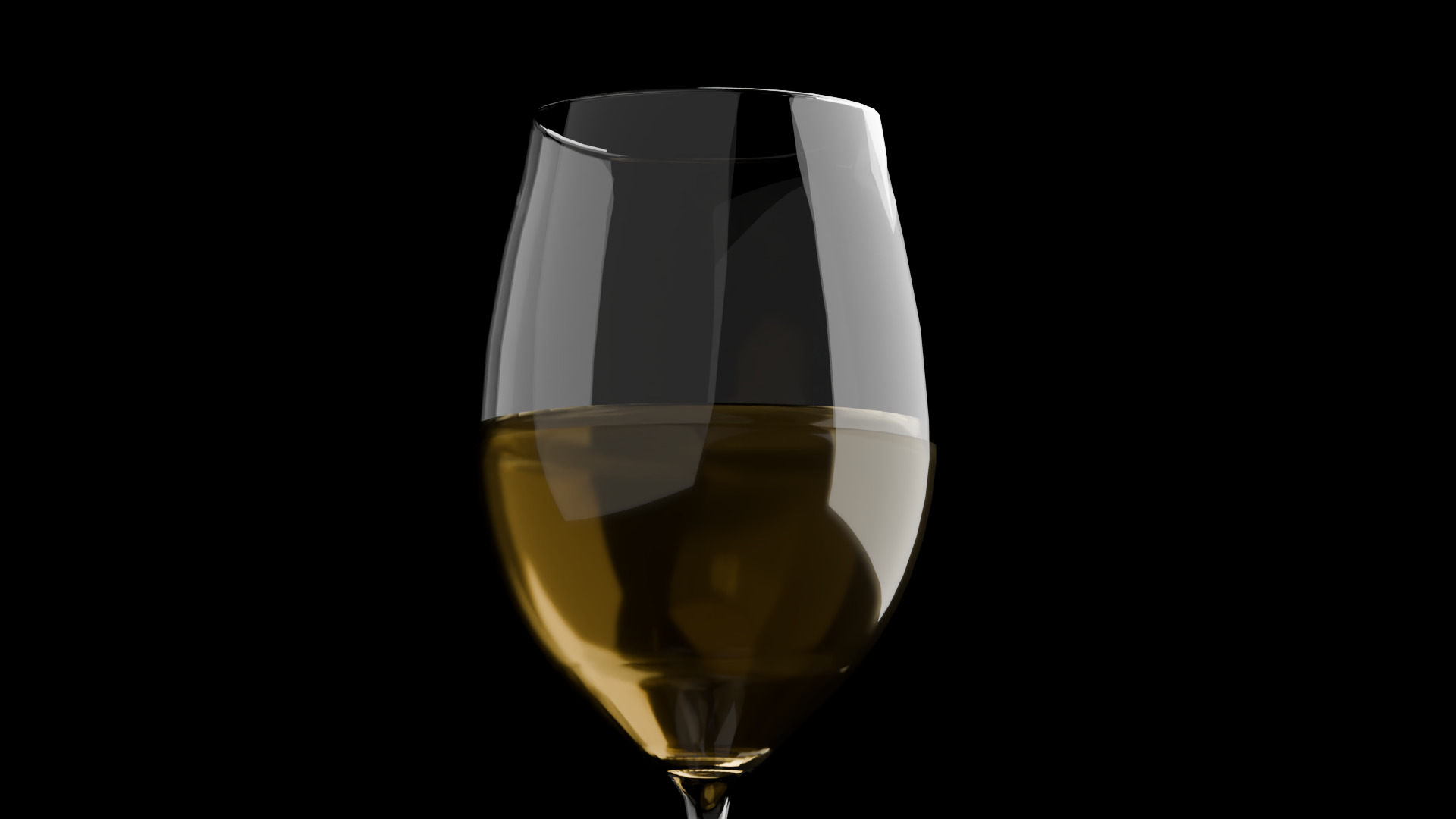 Game Ready Wine Bottles and Glasses  Low-poly 3D model_13