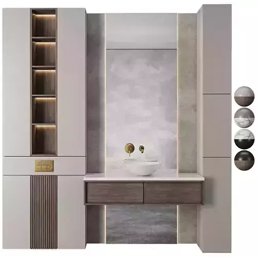 Bathroom Furniture 15 Vigo industries 3D model