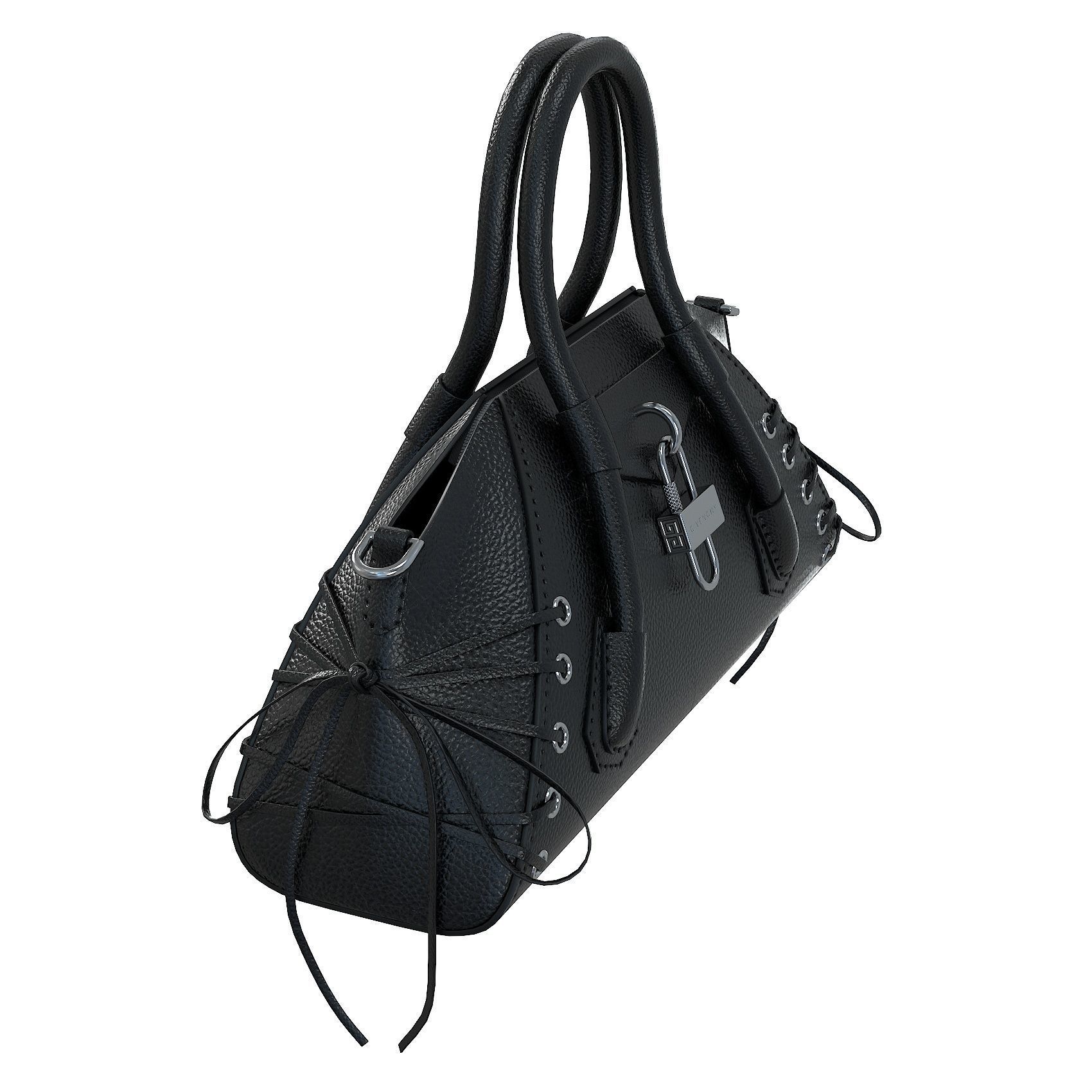 Givenchy Mini Antigona Bag Black Low-poly 3D model_3