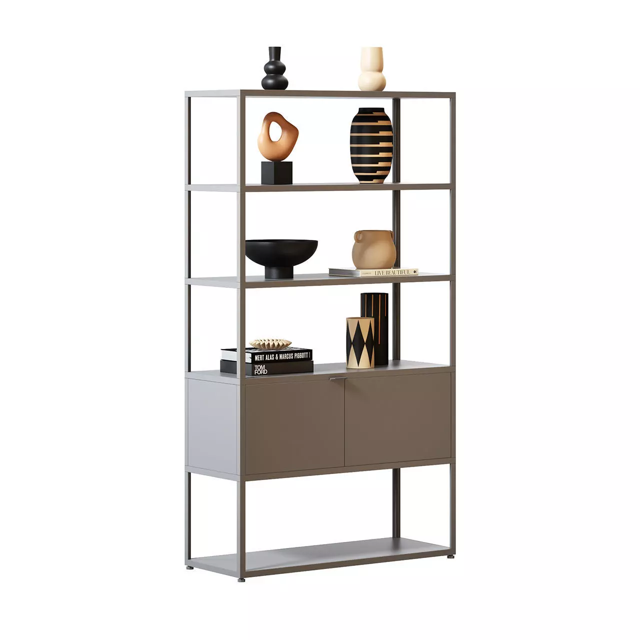 New Order Combination 502 Bookcase by Hay 3D model_0