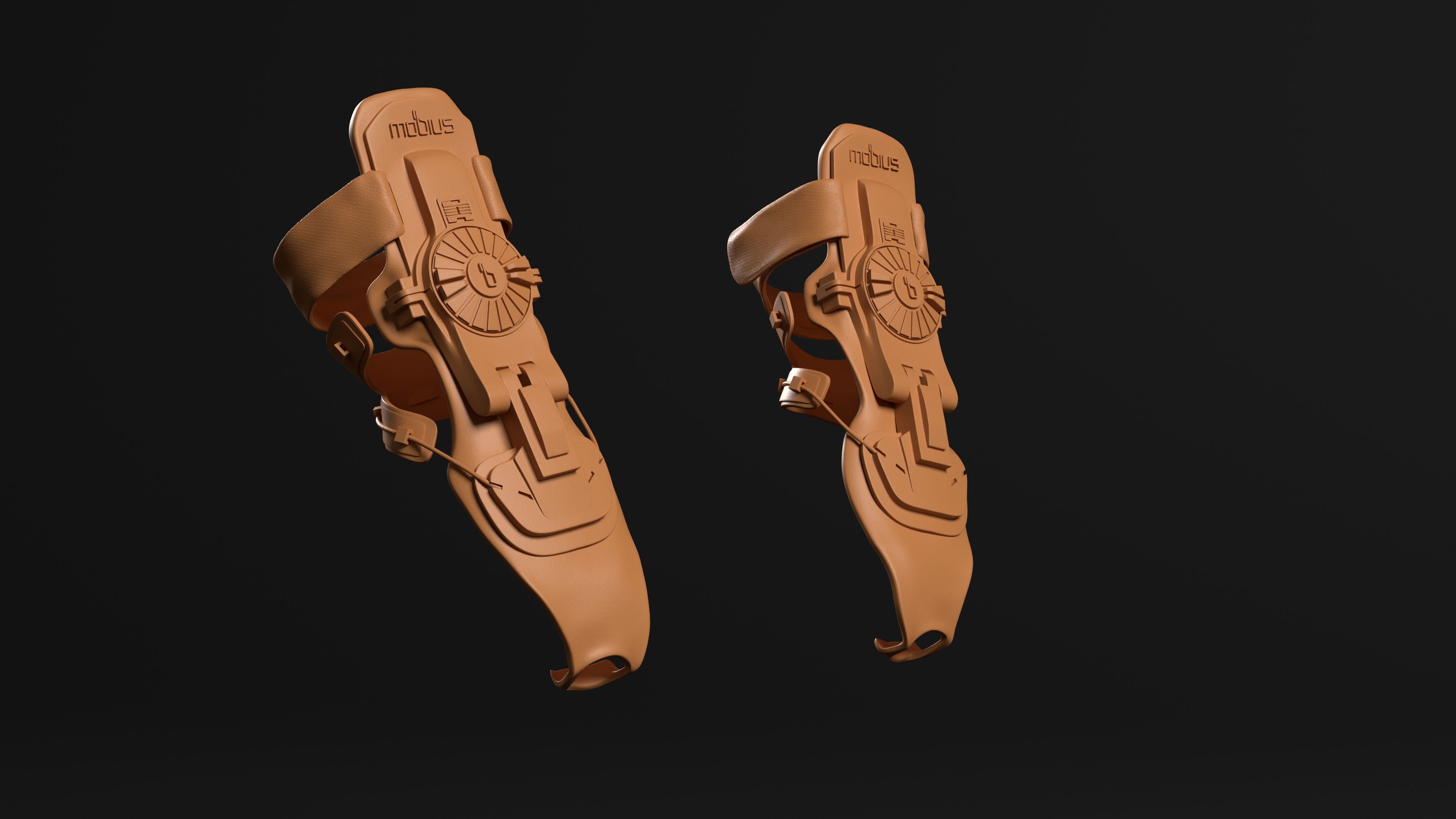 Mobius Wrist Band for motocross 3D print model_4