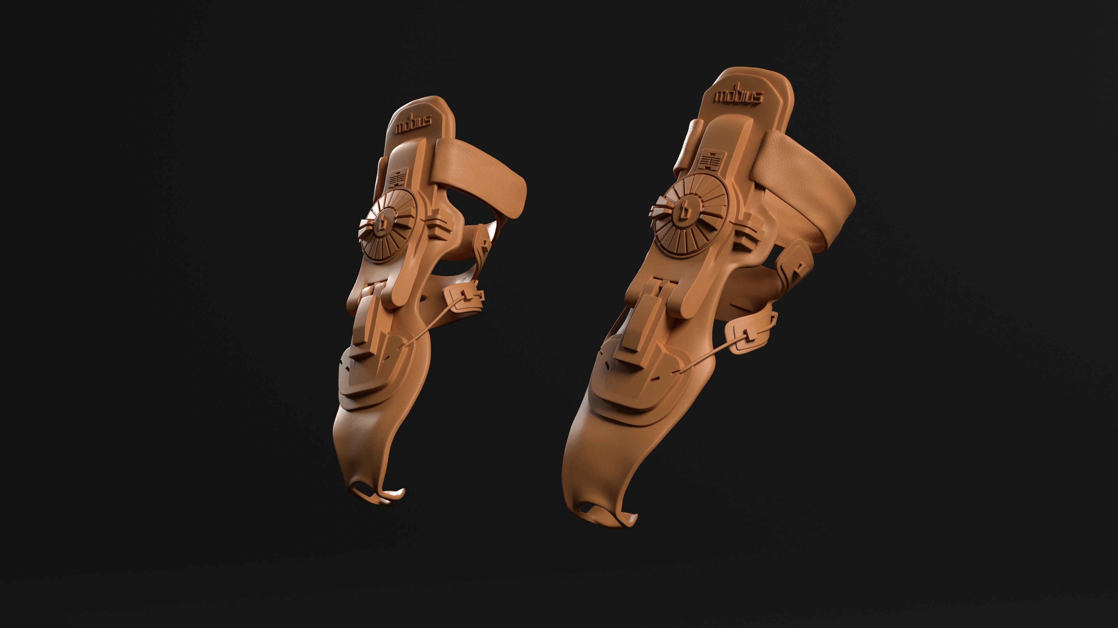 Mobius Wrist Band for motocross 3D print model_11