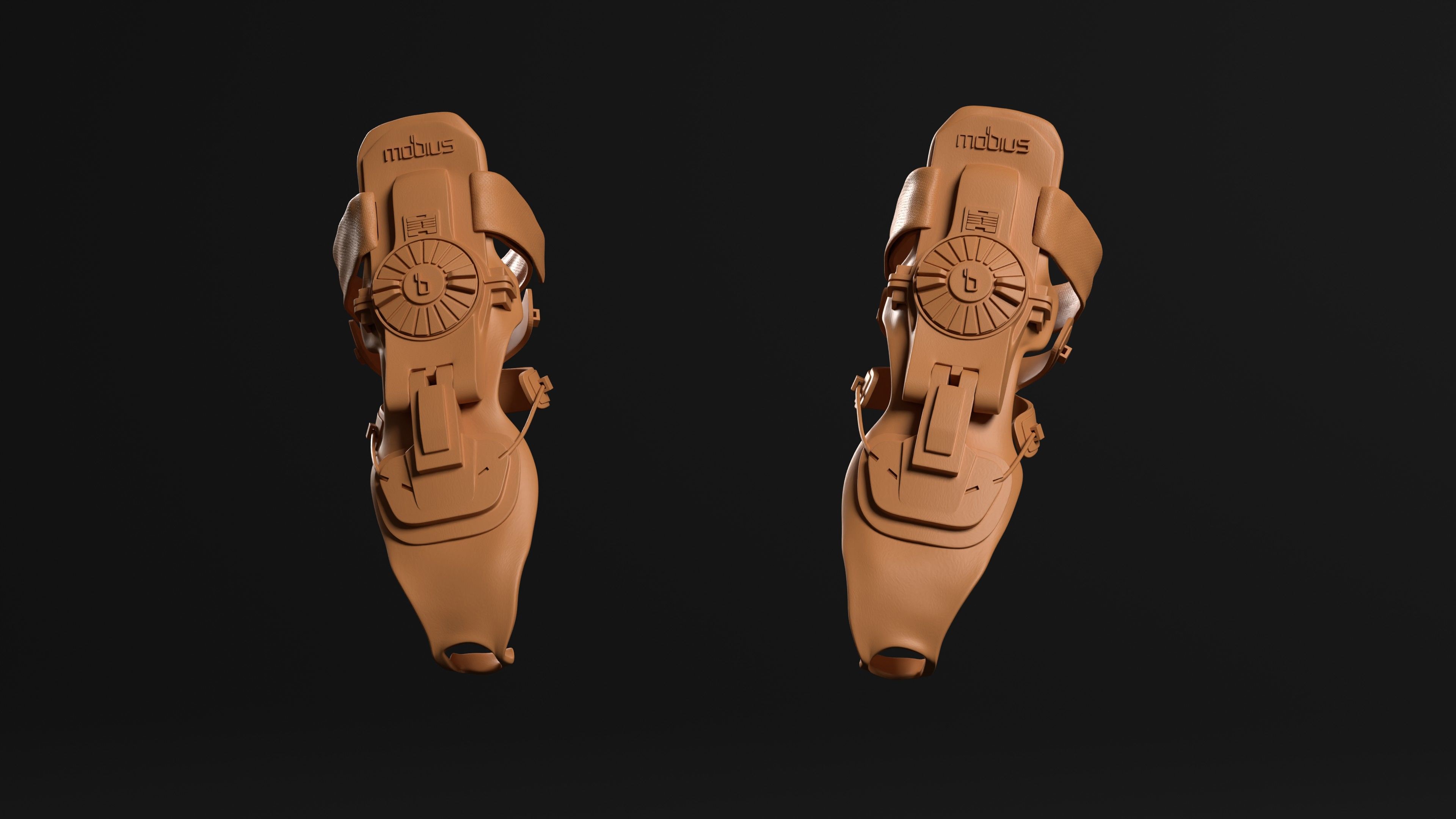 Mobius Wrist Band for motocross 3D print model_13