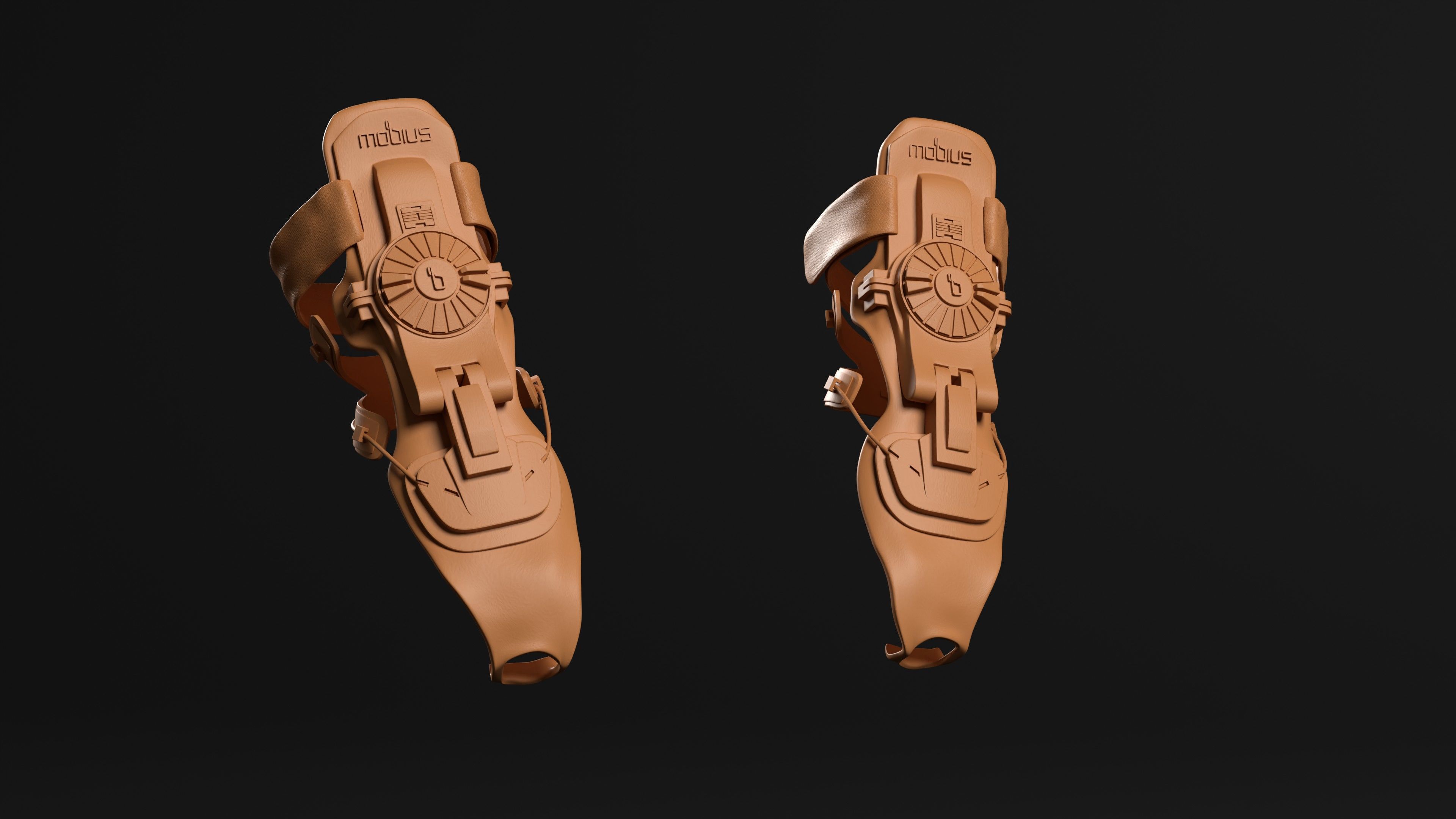 Mobius Wrist Band for motocross 3D print model_2