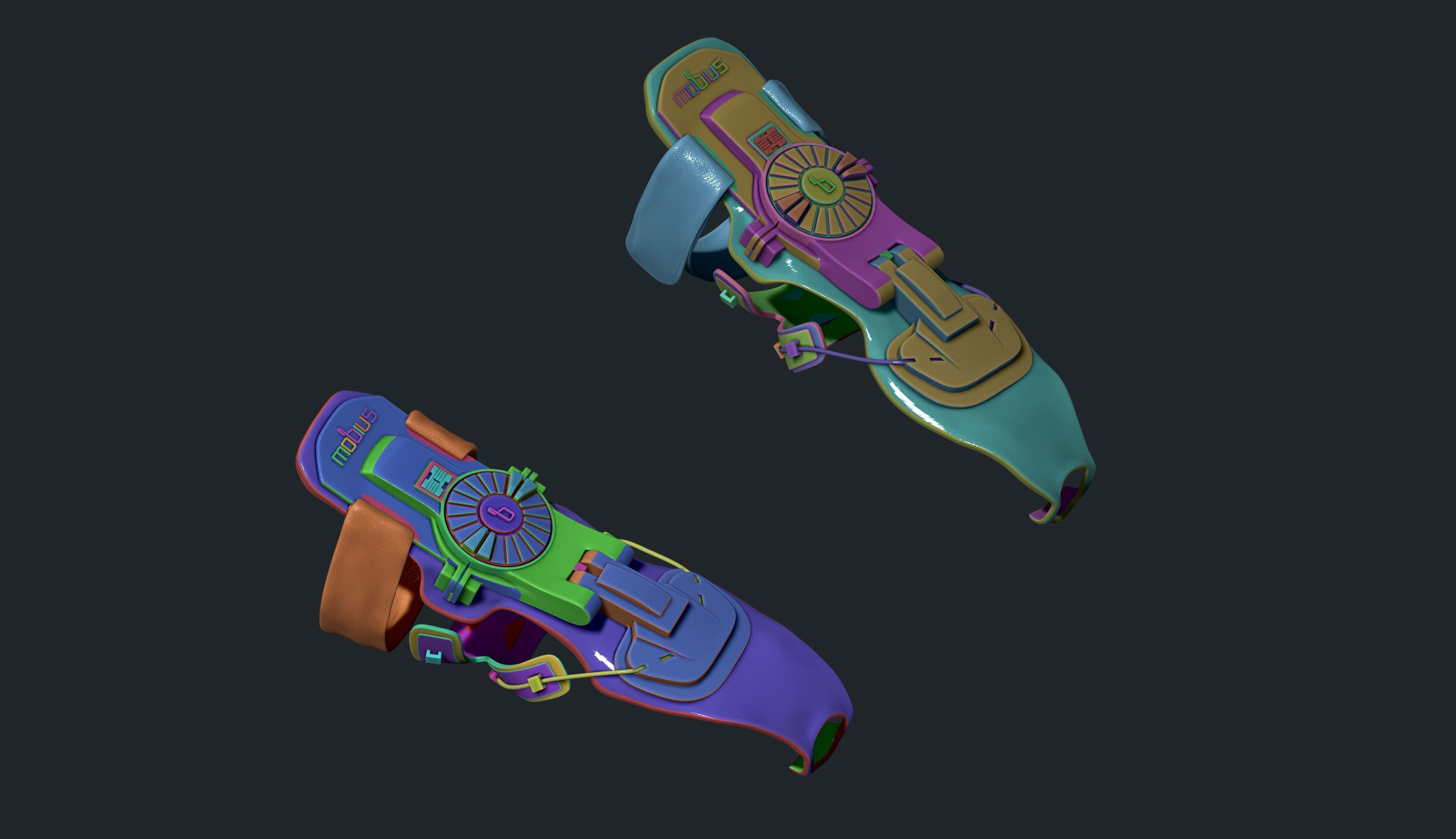 Mobius Wrist Band for motocross 3D print model_19